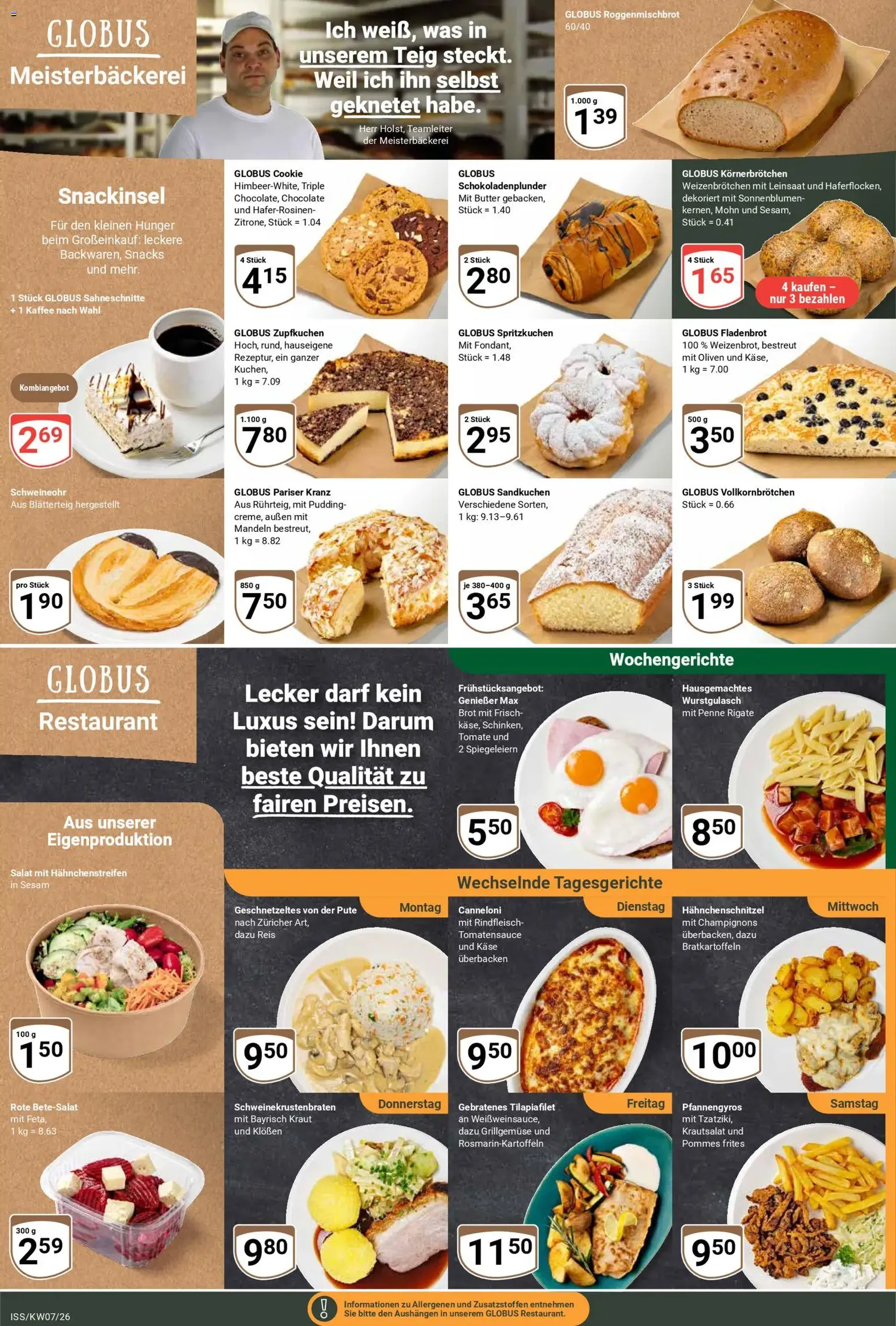 Globus Prospekt - Gültiger Prospekt ab 09.02.2026, Seite 7 von insgesamt 25