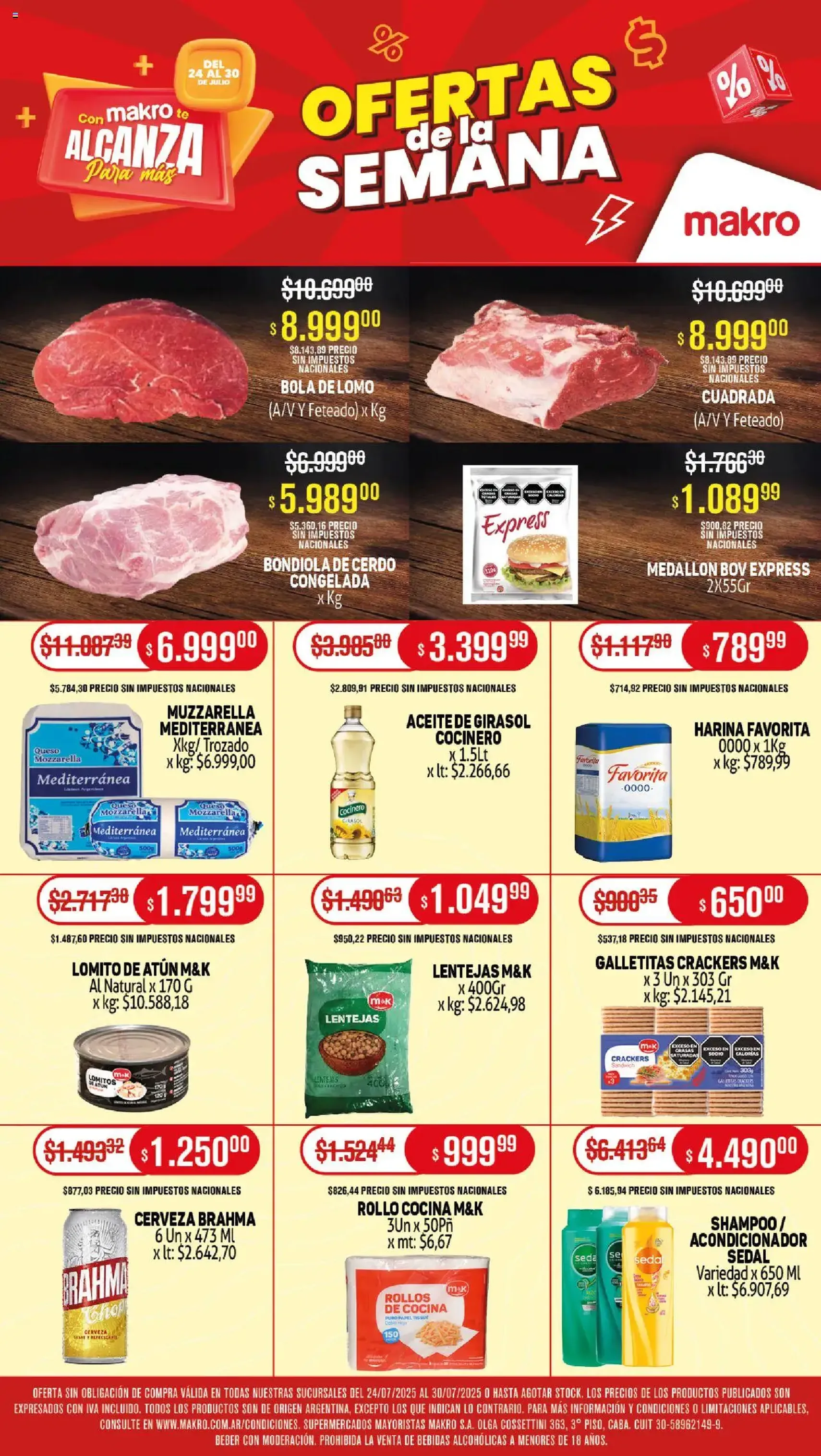 Makro ofertas - folleto válido desde 24/07/2025 página 1 de 20