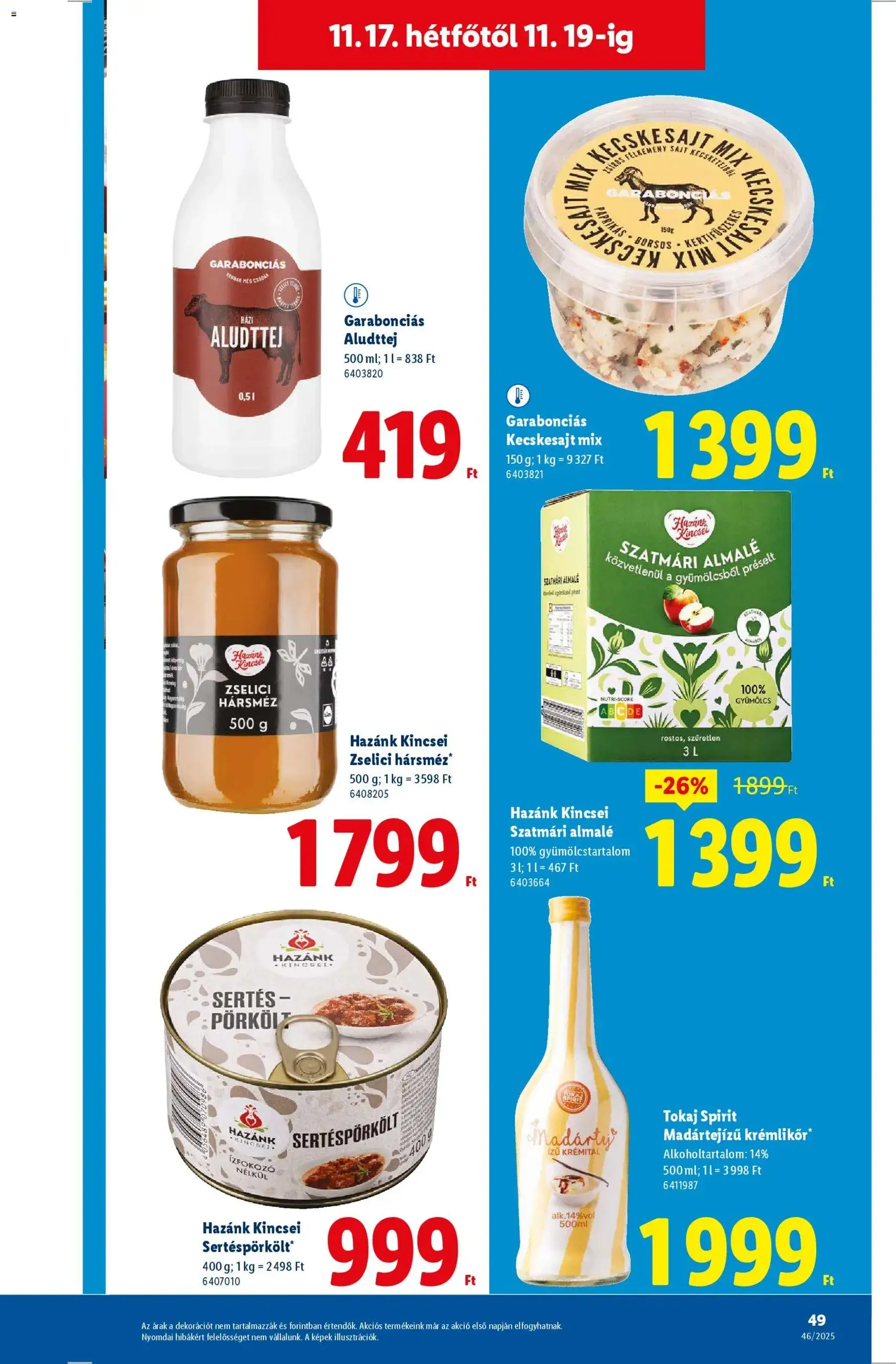 Lidl Akciós újság - 2025.11.13. érvényes szórólap 49 oldal 52 oldalból