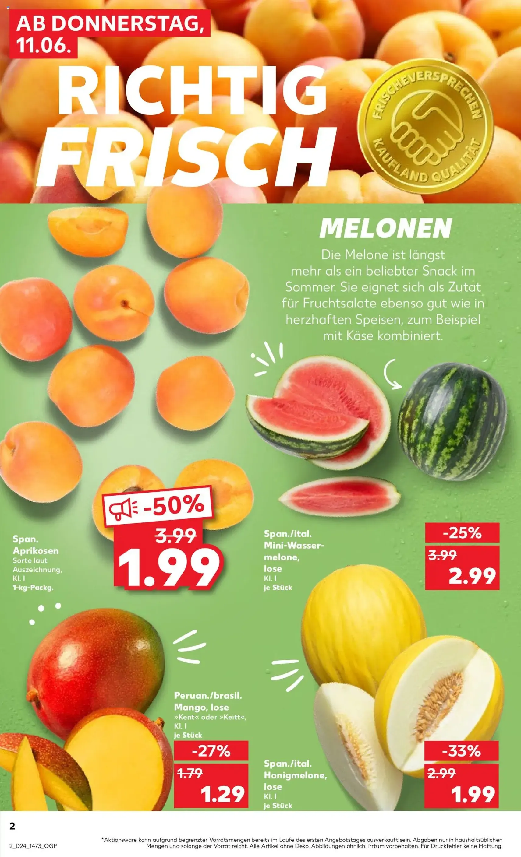 Kaufland Prospekt - Gültiger Prospekt ab 11.06.2026, Seite 2 von insgesamt 50