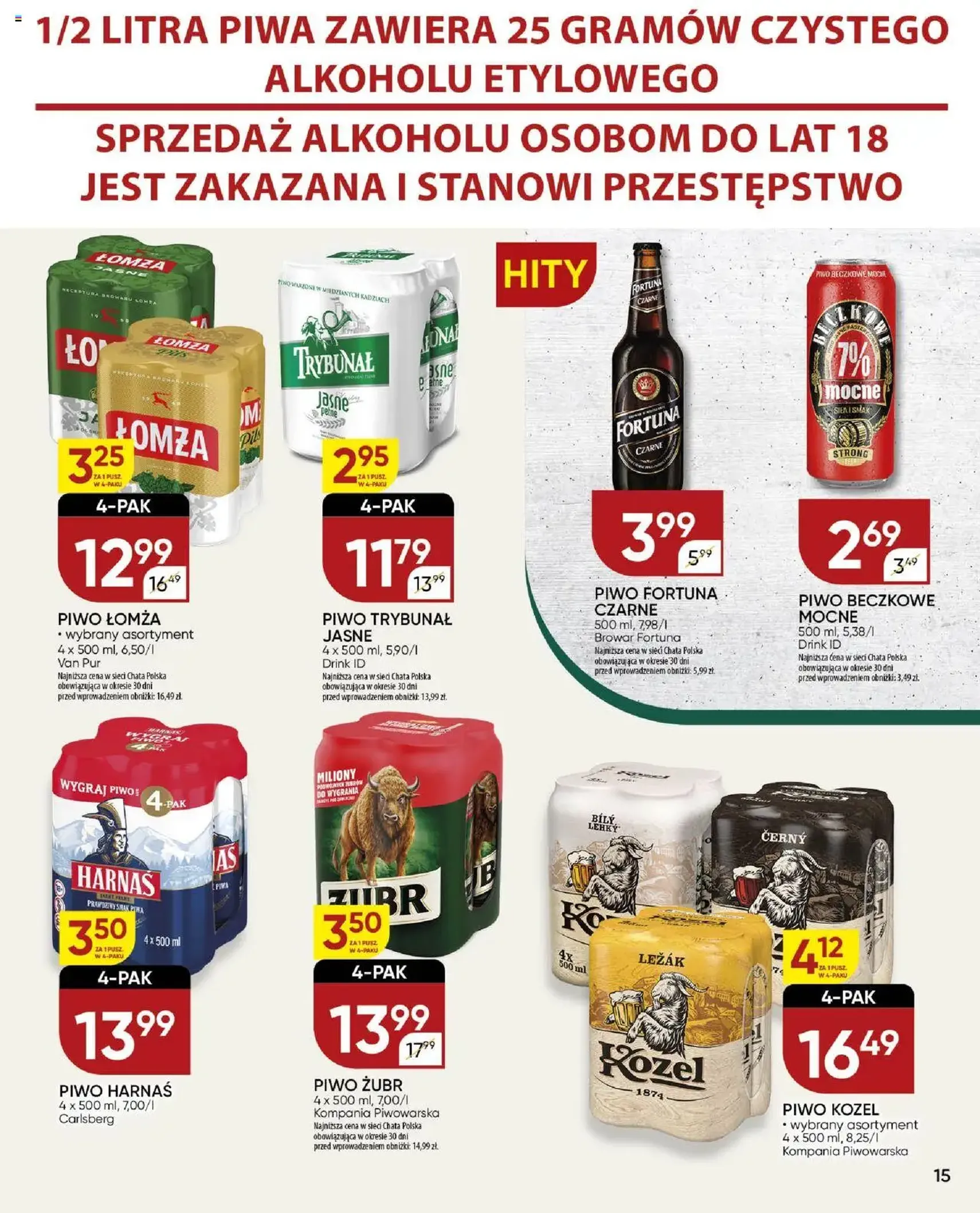 Chata Polska Gazetka - ważny gazetka od 09.10.2025 strona 15 z 22 Chata Polska Gazetka - ważny gazetka od 09.10.2025 strona 15 z 22