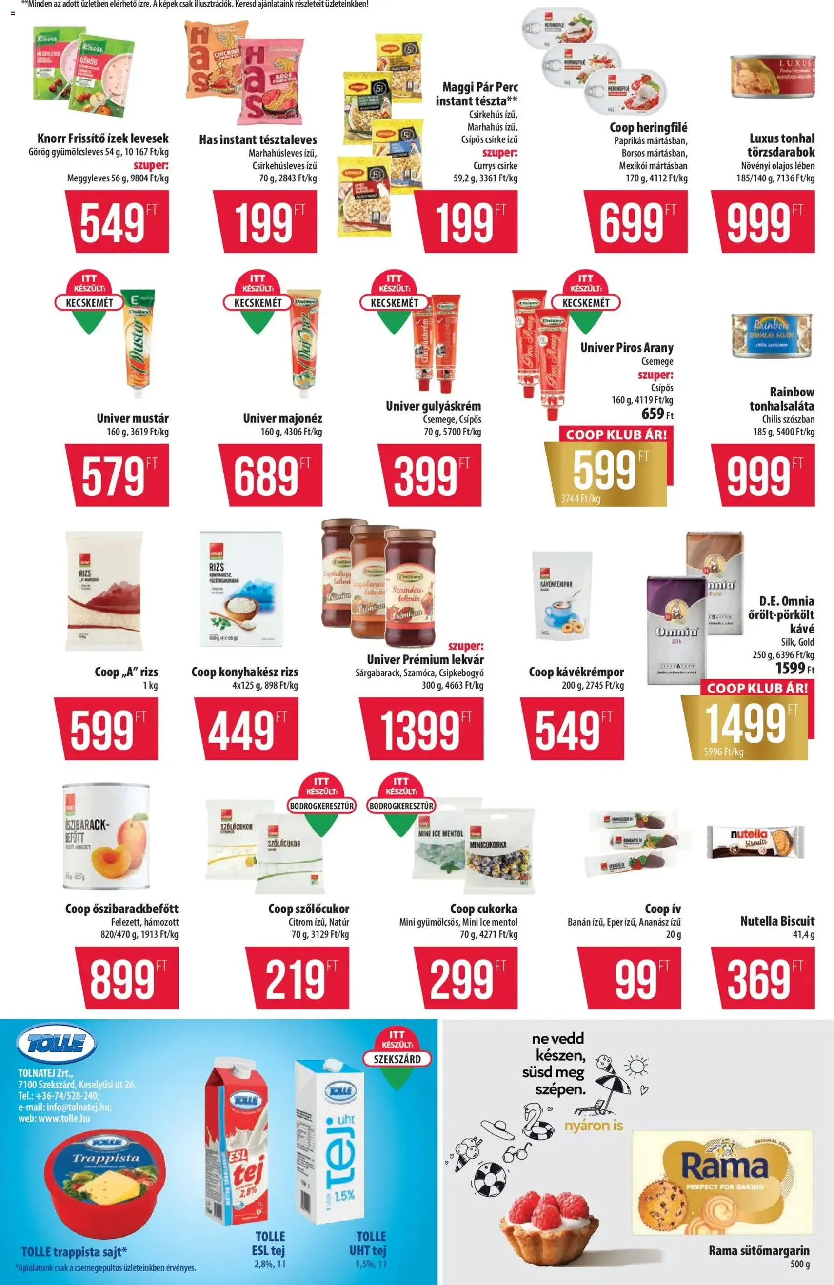 COOP akciós újság - 2026.07.30. érvényes szórólap 6 oldal 8 oldalból