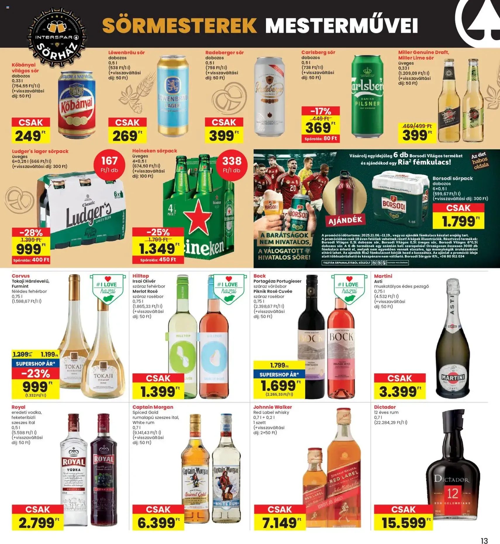 Interspar Black Friday - 2025.11.06. érvényes szórólap 13 oldal 20 oldalból