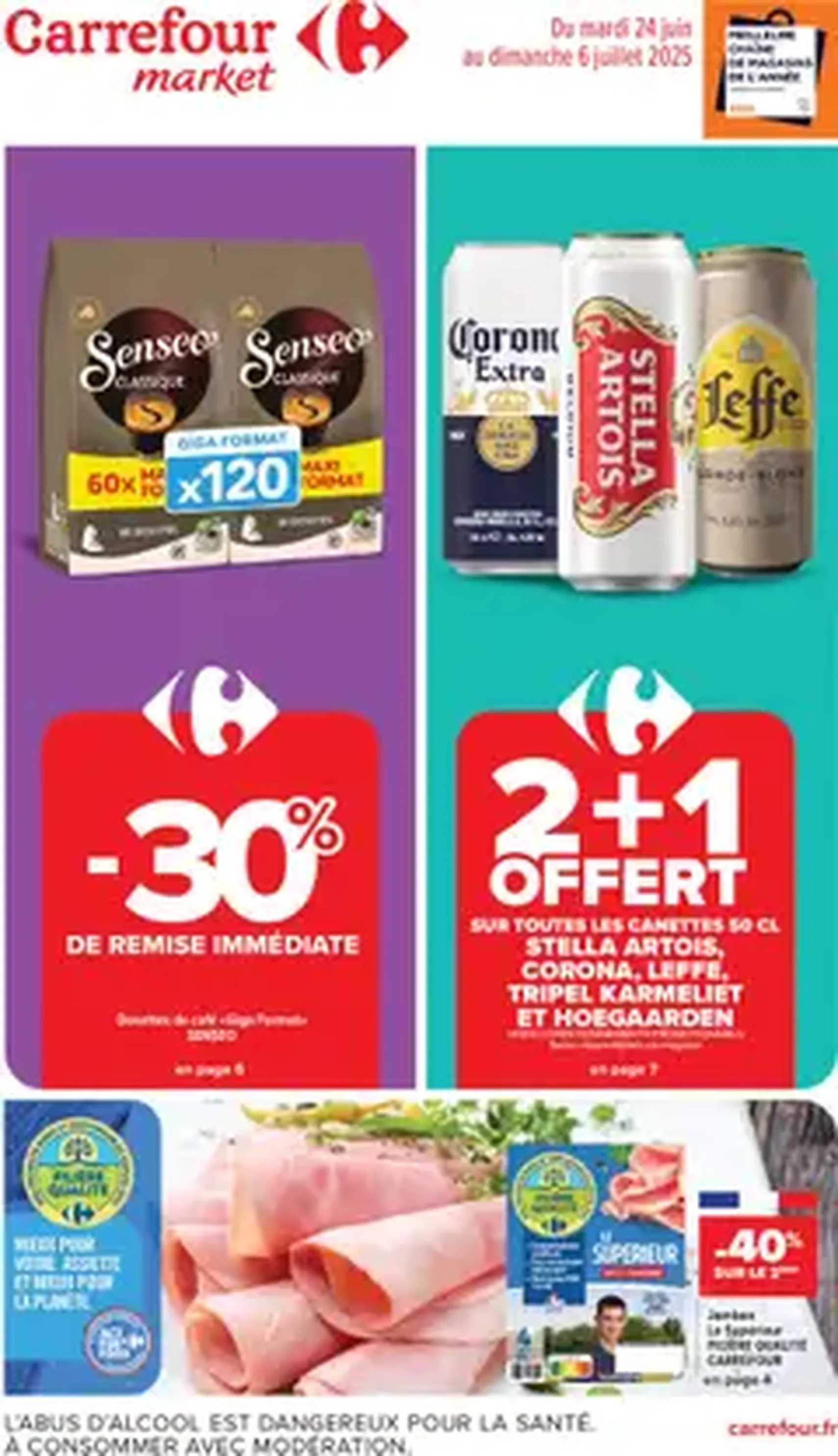 Carrefour Market catalogue semaine 26 - brochure valable à partir du 24/06/2025, page 1 sur 1