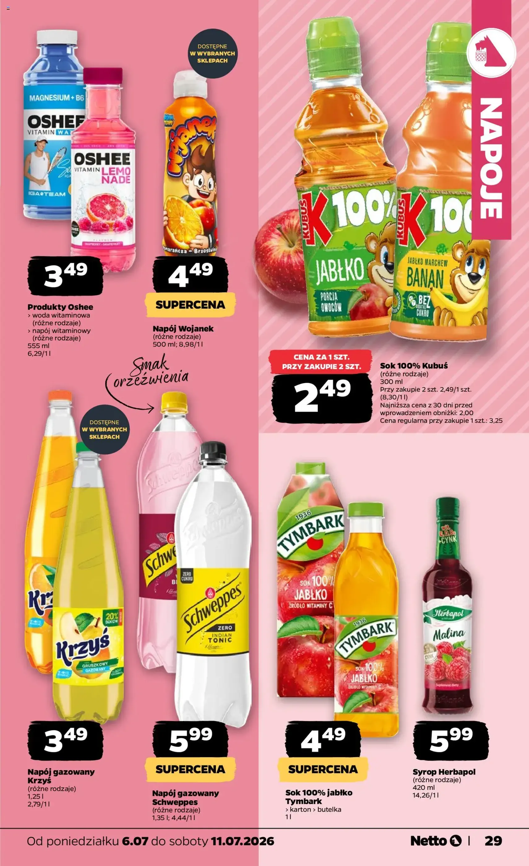 Netto gazetka od poniedziałku spożywcza - ważny gazetka od 06.07.2026 strona 29 z 35