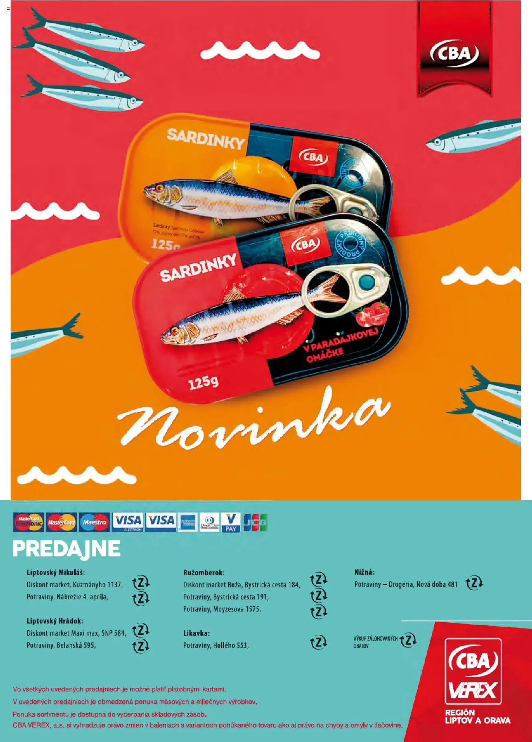 CBA Verex leták - platný leták od 06.11.2025 strana 24 z 24