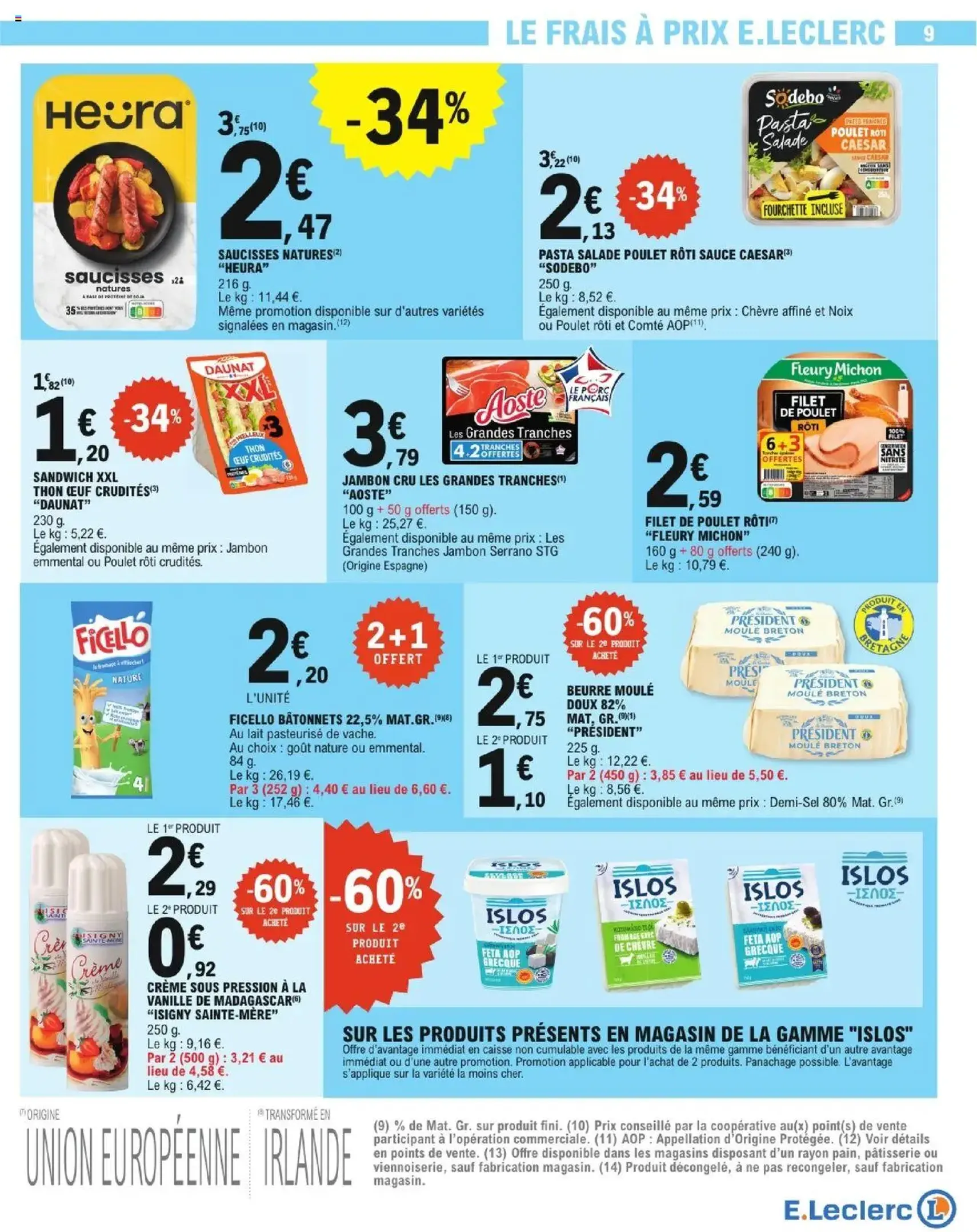 E.Leclerc catalogue semaine 30 - brochure valable à partir du 22/07/2025, page 9 sur 32 E.Leclerc catalogue semaine 30 - brochure valable à partir du 22/07/2025, page 9 sur 32