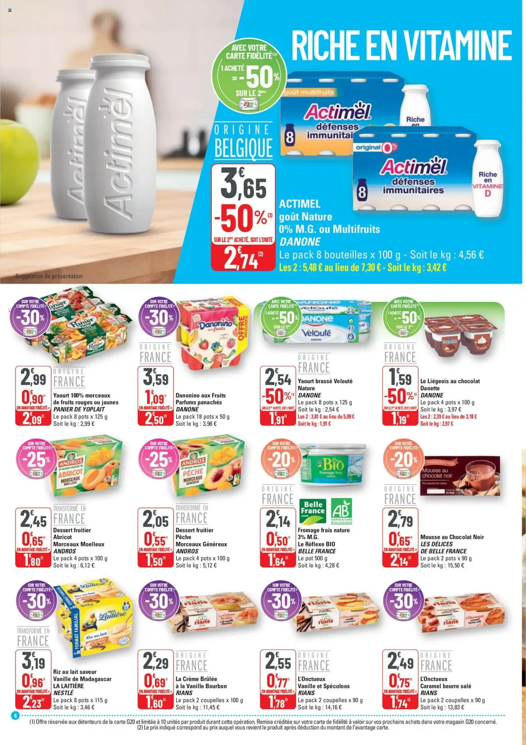G20 Supermarchés catalogue - brochure valable à partir du 08/10/2025, page 4 sur 20