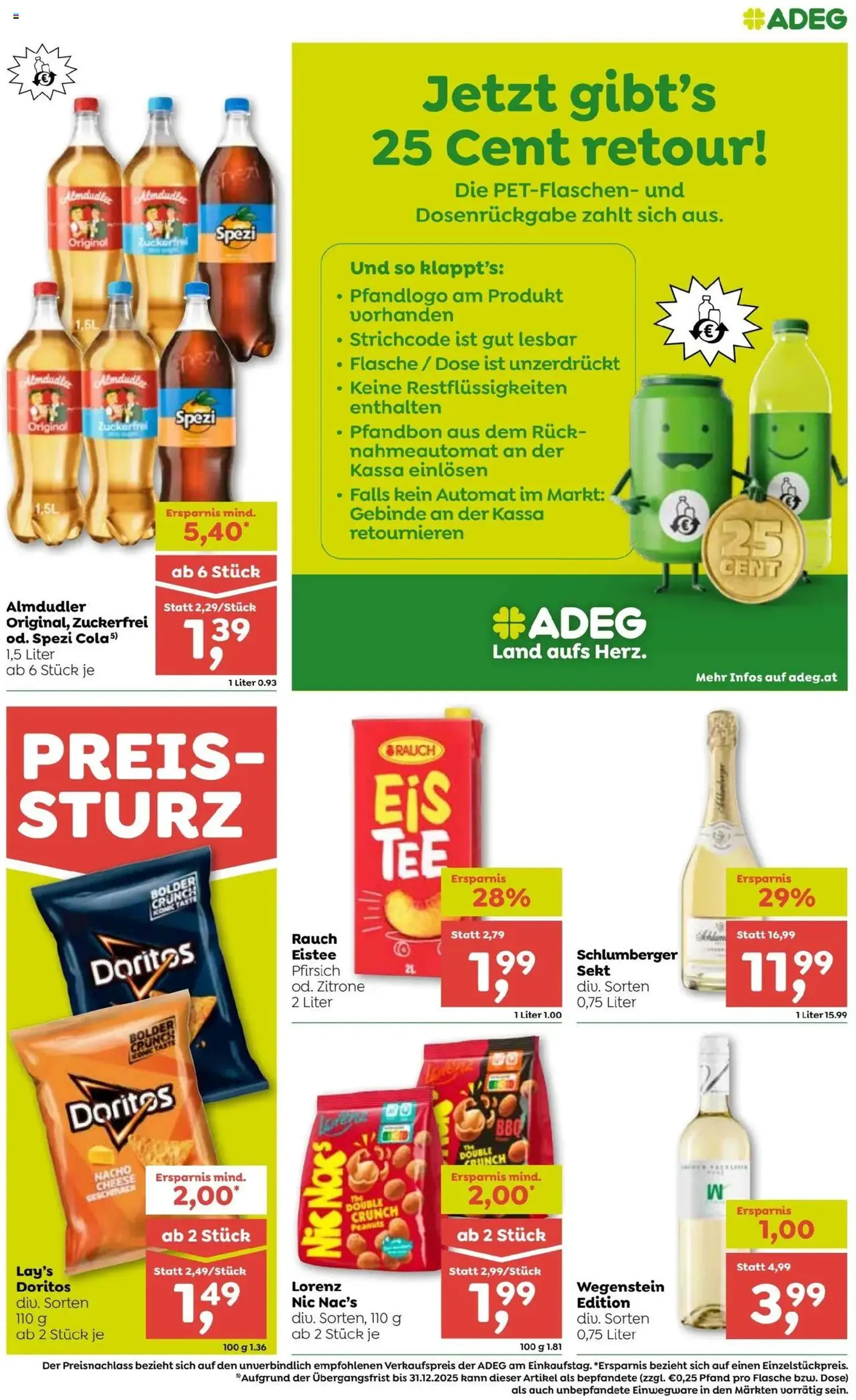 ADEG Flugblatt - Gültiger Prospekt ab 31.07.2025, Seite 9 von insgesamt 12