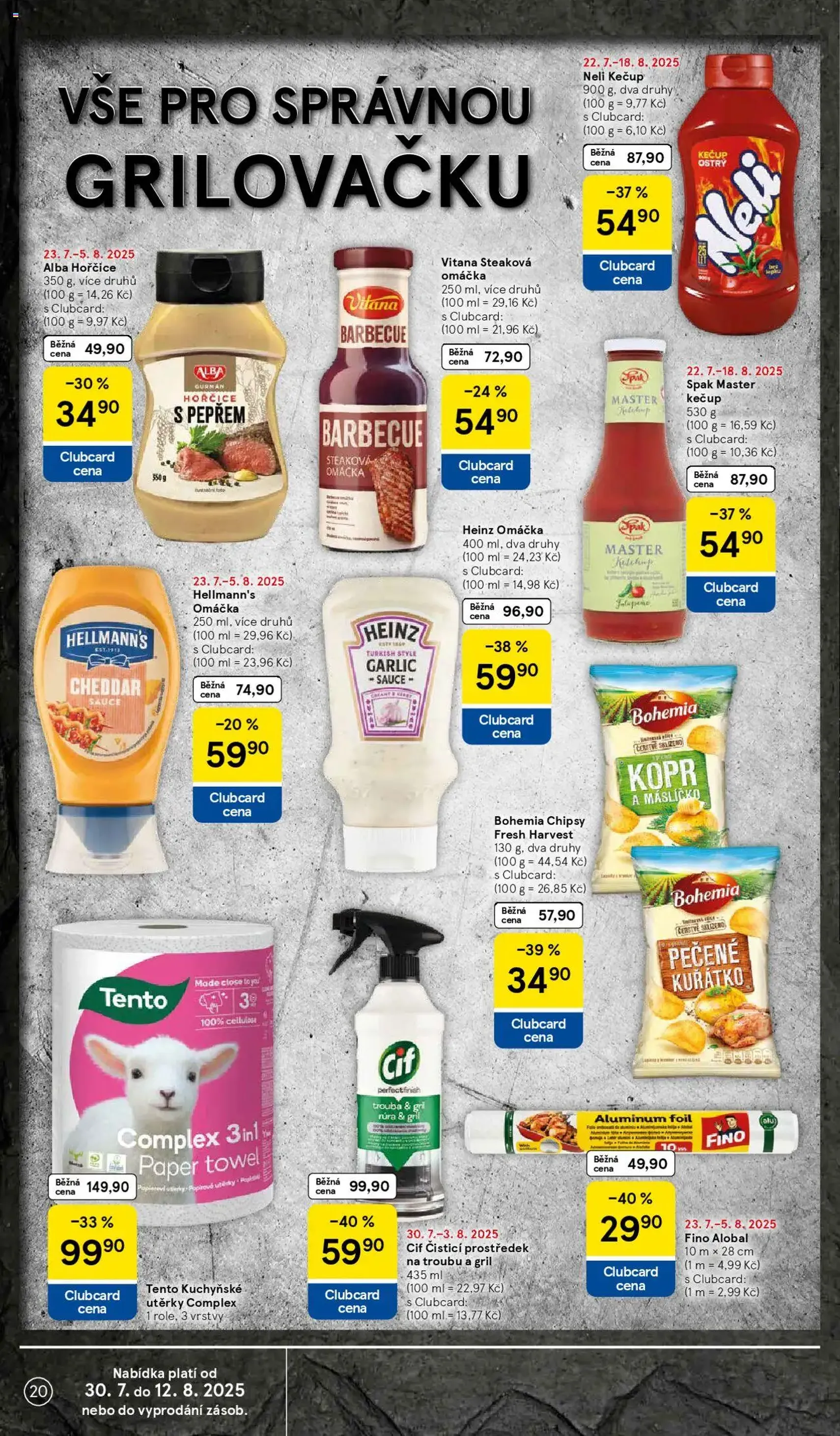 Tesco leták - Hypermarket - platný leták od 30.07.2025 strana 20 z 28 Tesco leták - Hypermarket - platný leták od 30.07.2025 strana 20 z 28
