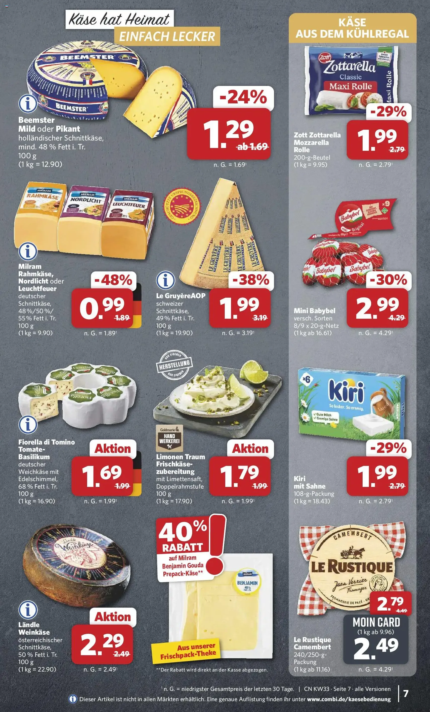 Combi Prospekt - Gültiger Prospekt ab 10.08.2026, Seite 7 von insgesamt 38