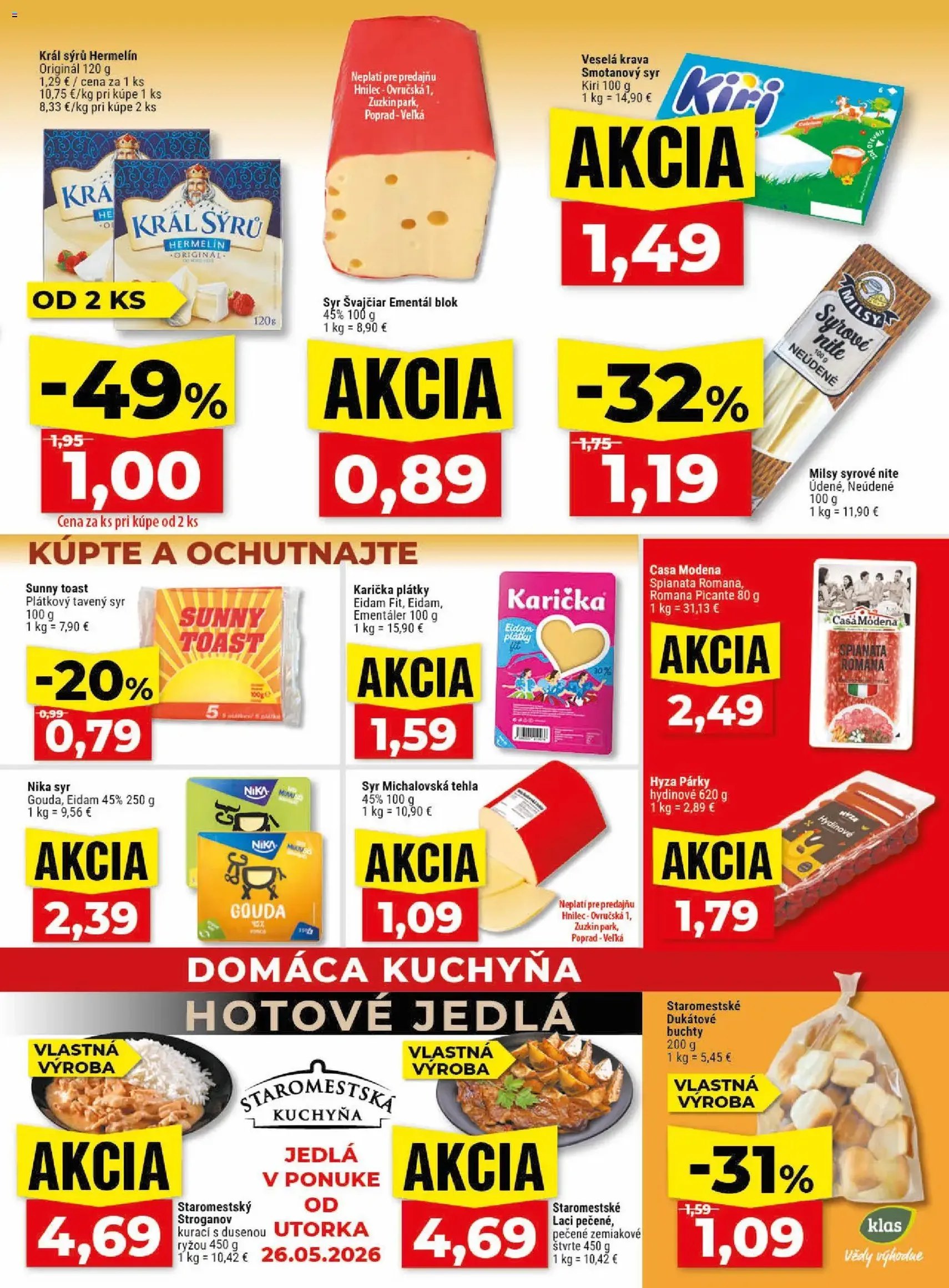 Klas leták - platný leták od 25.05.2026 strana 11 z 29