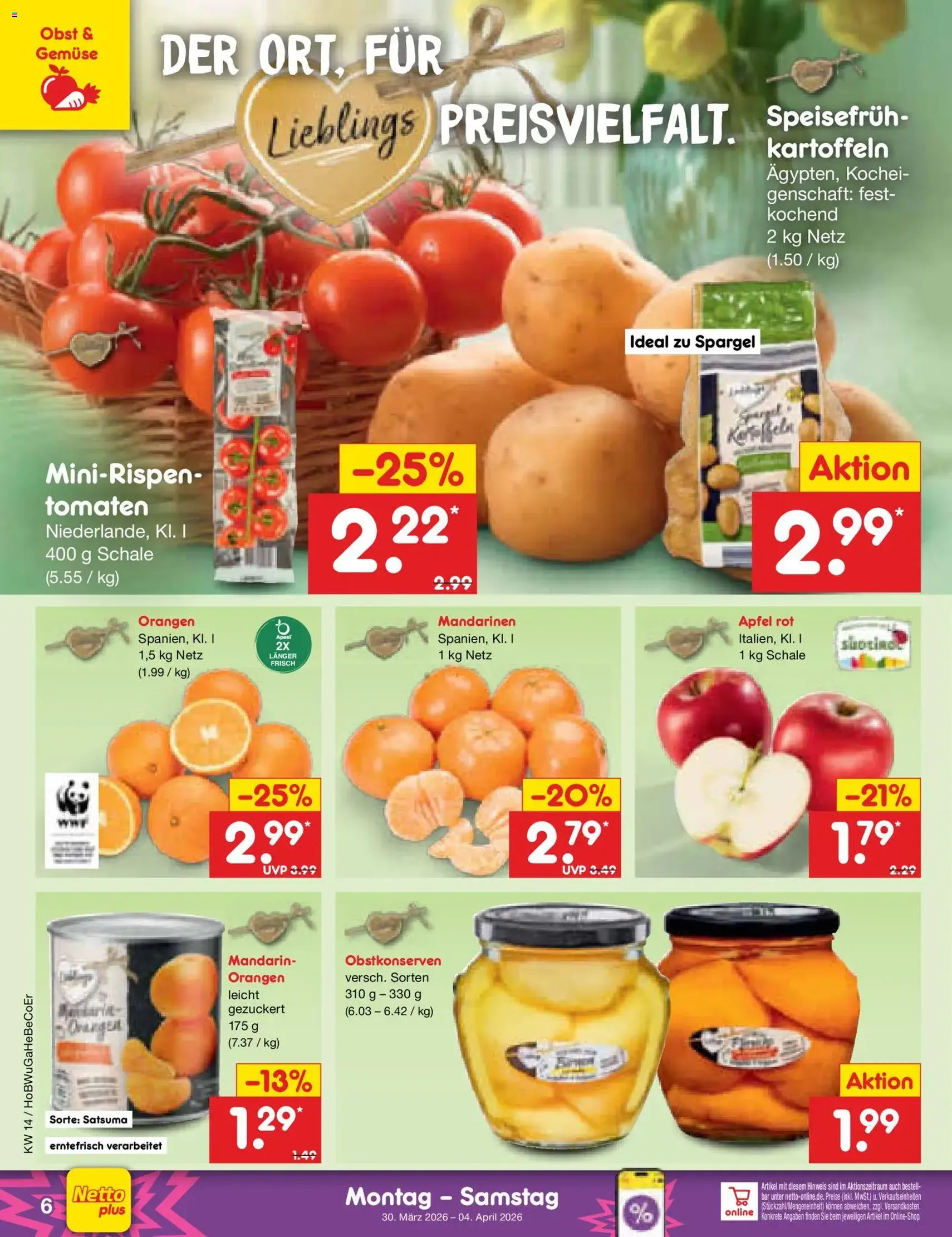 Netto Marken-Discount Prospekt - Gültiger Prospekt ab 30.03.2026, Seite 6 von insgesamt 62