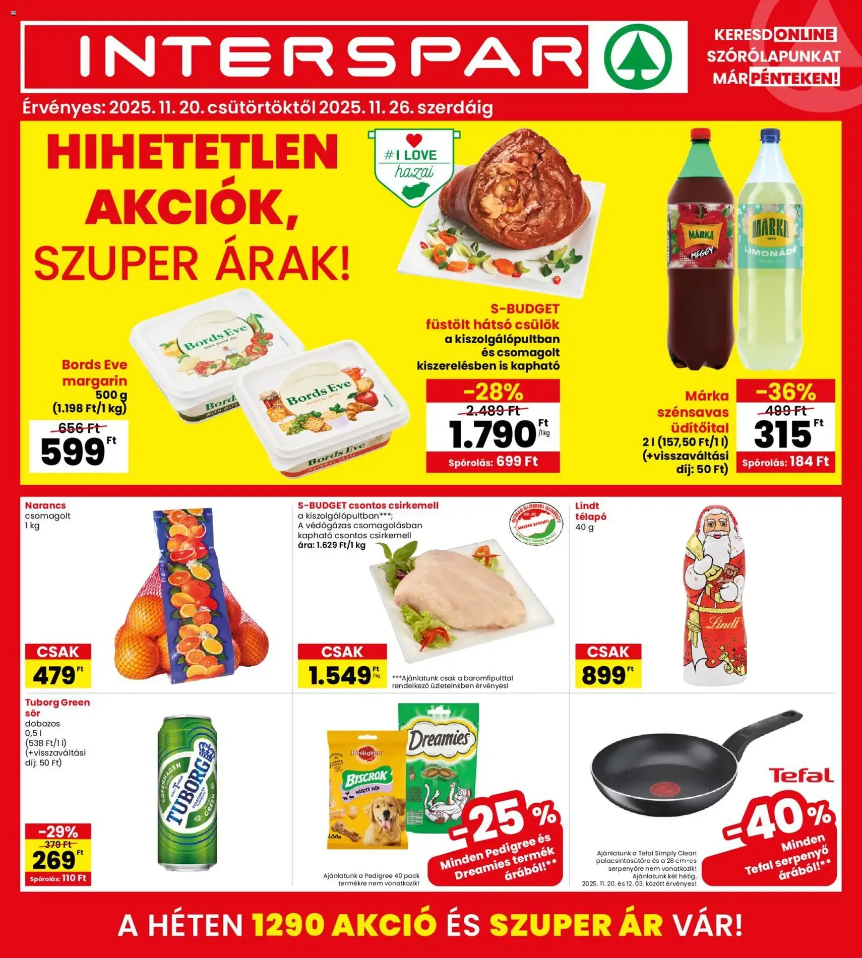 Interspar Black Friday - 2025.11.20. érvényes szórólap 1 oldal 20 oldalból