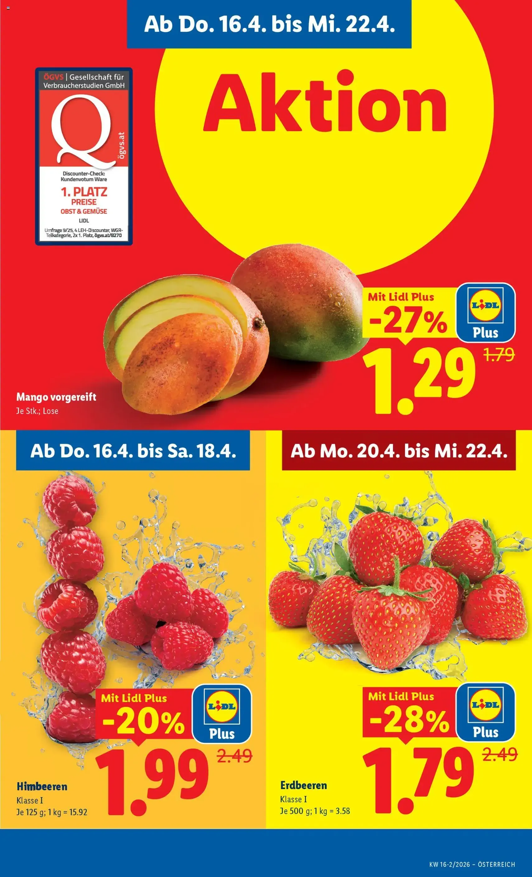 Lidl - Flugblatt - Gültiger Prospekt ab 16.04.2026, Seite 3 von insgesamt 49