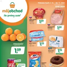 Môj obchod leták - náhľad letáku platný od 07.11.2025