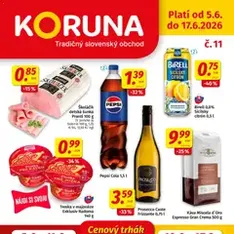 Koruna leták - náhľad letáku platný od 05.06.2026