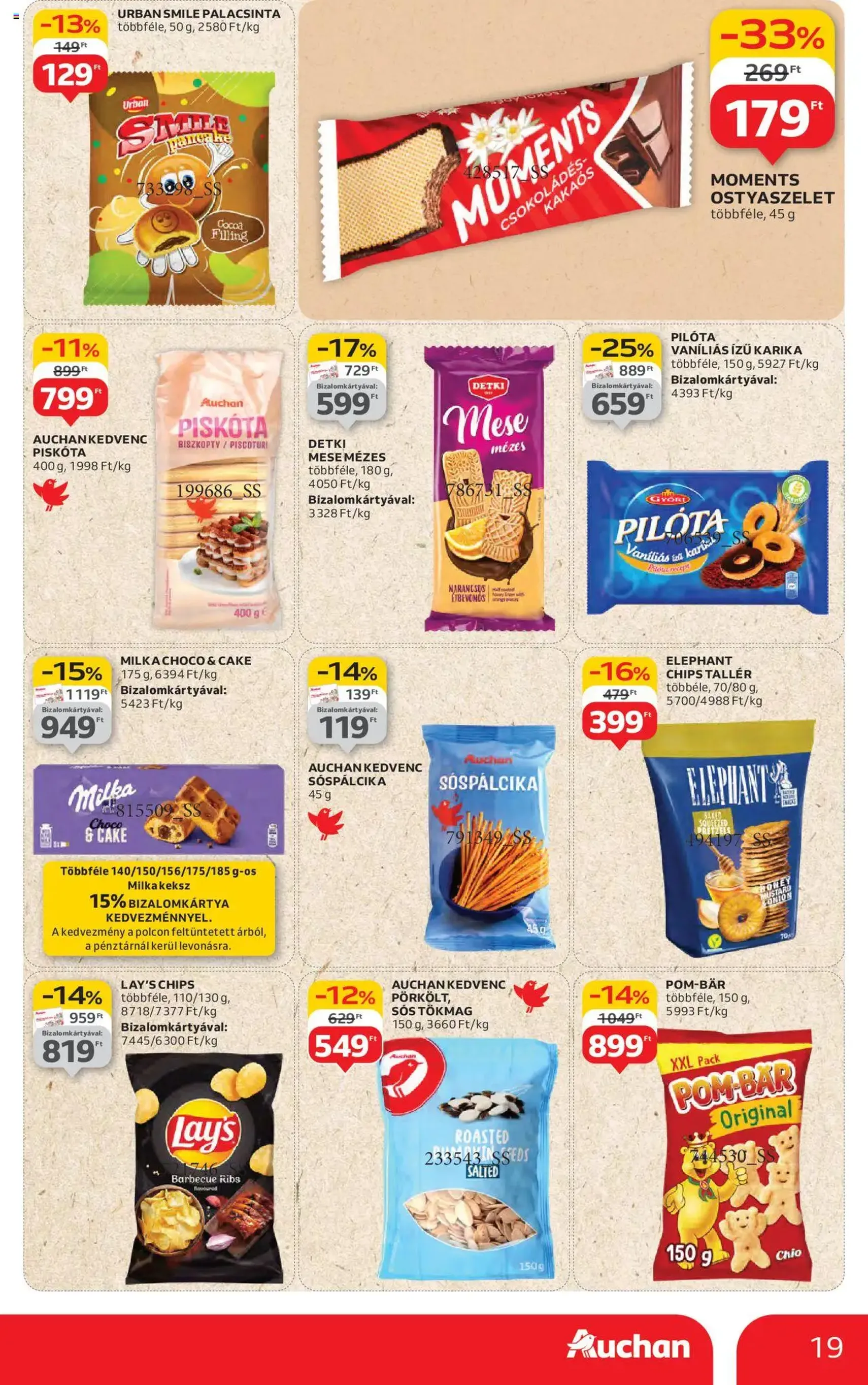 Auchan Akciós újság - 2025.07.31. érvényes szórólap 19 oldal 42 oldalból Auchan Akciós újság - 2025.07.31. érvényes szórólap 19 oldal 42 oldalból
