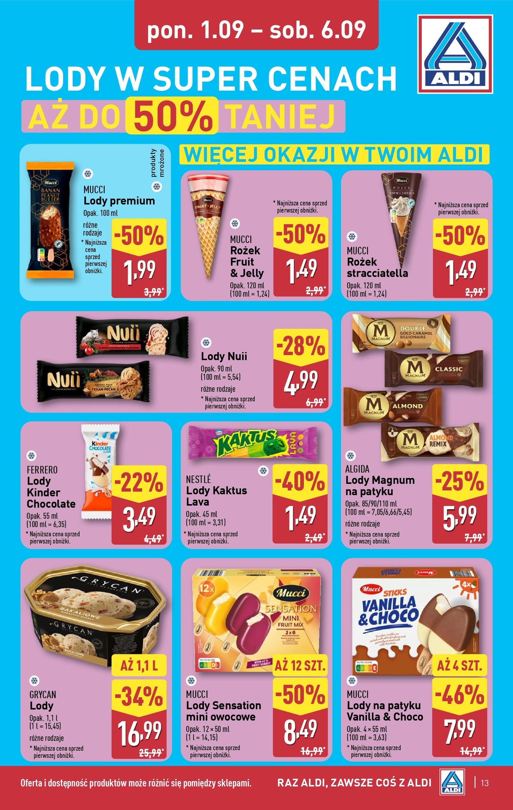 Aldi Gazetka - ważny gazetka od 01.09.2025 strona 13 z 39 Aldi Gazetka - ważny gazetka od 01.09.2025 strona 13 z 39