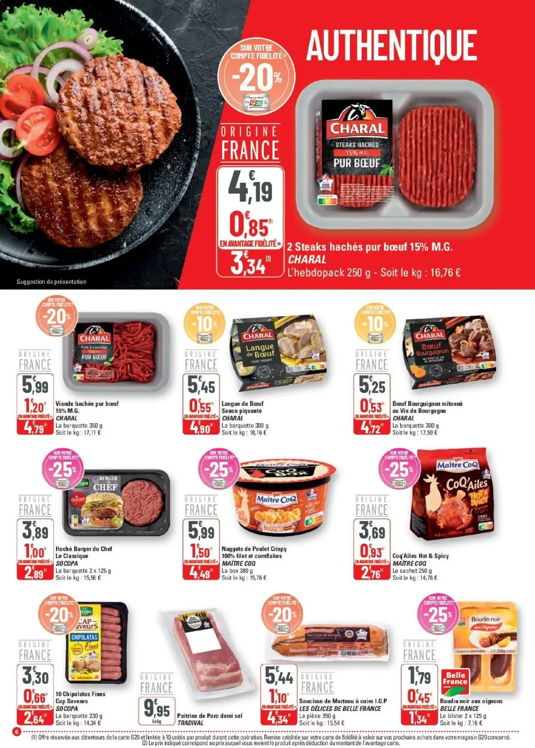 G20 Supermarchés catalogue - brochure valable à partir du 05/11/2025, page 6 sur 20