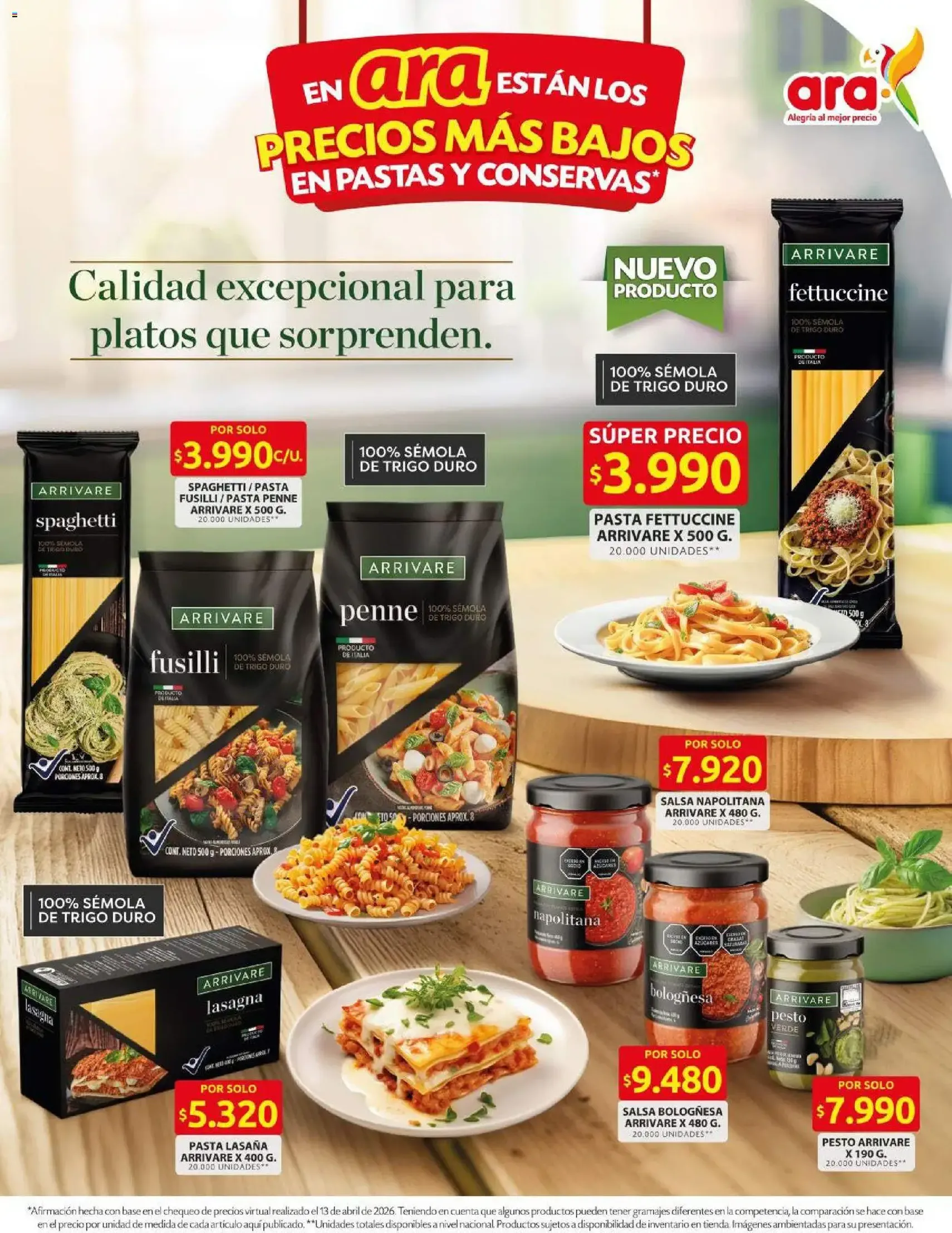 Ara catálogo - Ahorra con precios bajos y ofertas en la canasta familiar | ara - folleto válido desde 02/04/2026 página 4 de 12