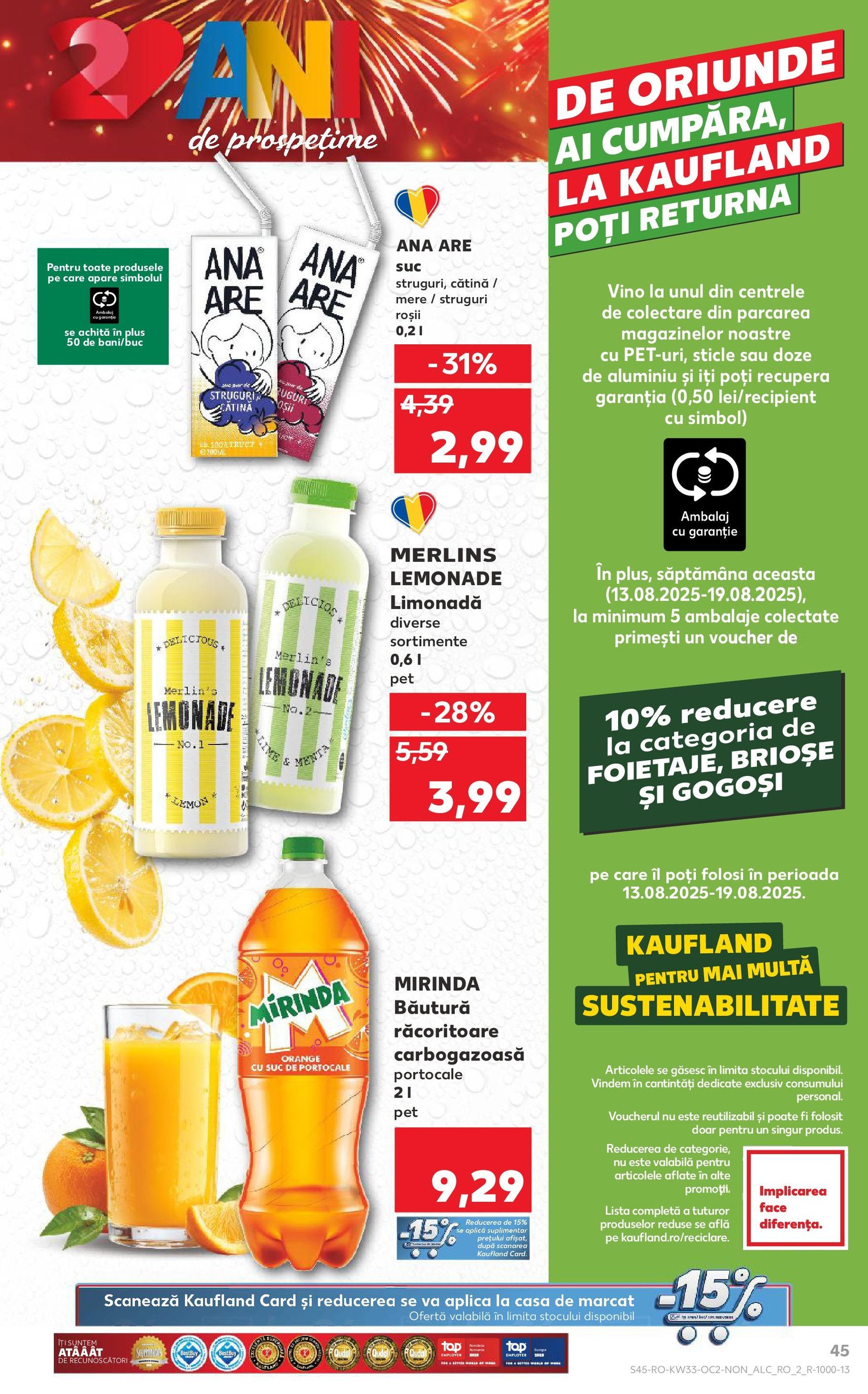 Catalog Kaufland - București - cataloage valabile începând cu 13.08.2025 pagina 45 din 66 Catalog Kaufland - București - cataloage valabile începând cu 13.08.2025 pagina 45 din 66