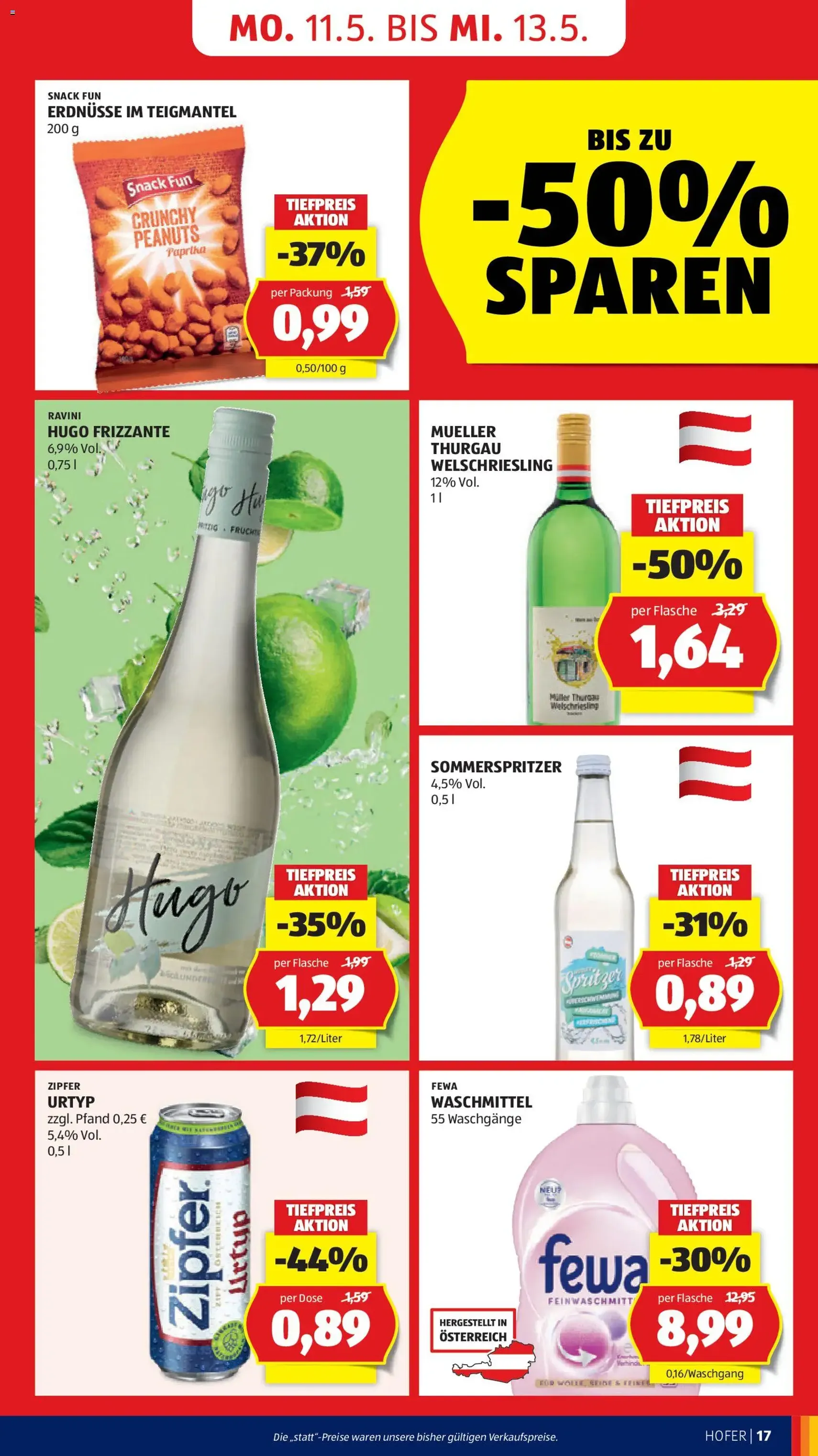 Hofer Flugblatt - Gültiger Prospekt ab 06.05.2026, Seite 21 von insgesamt 46
