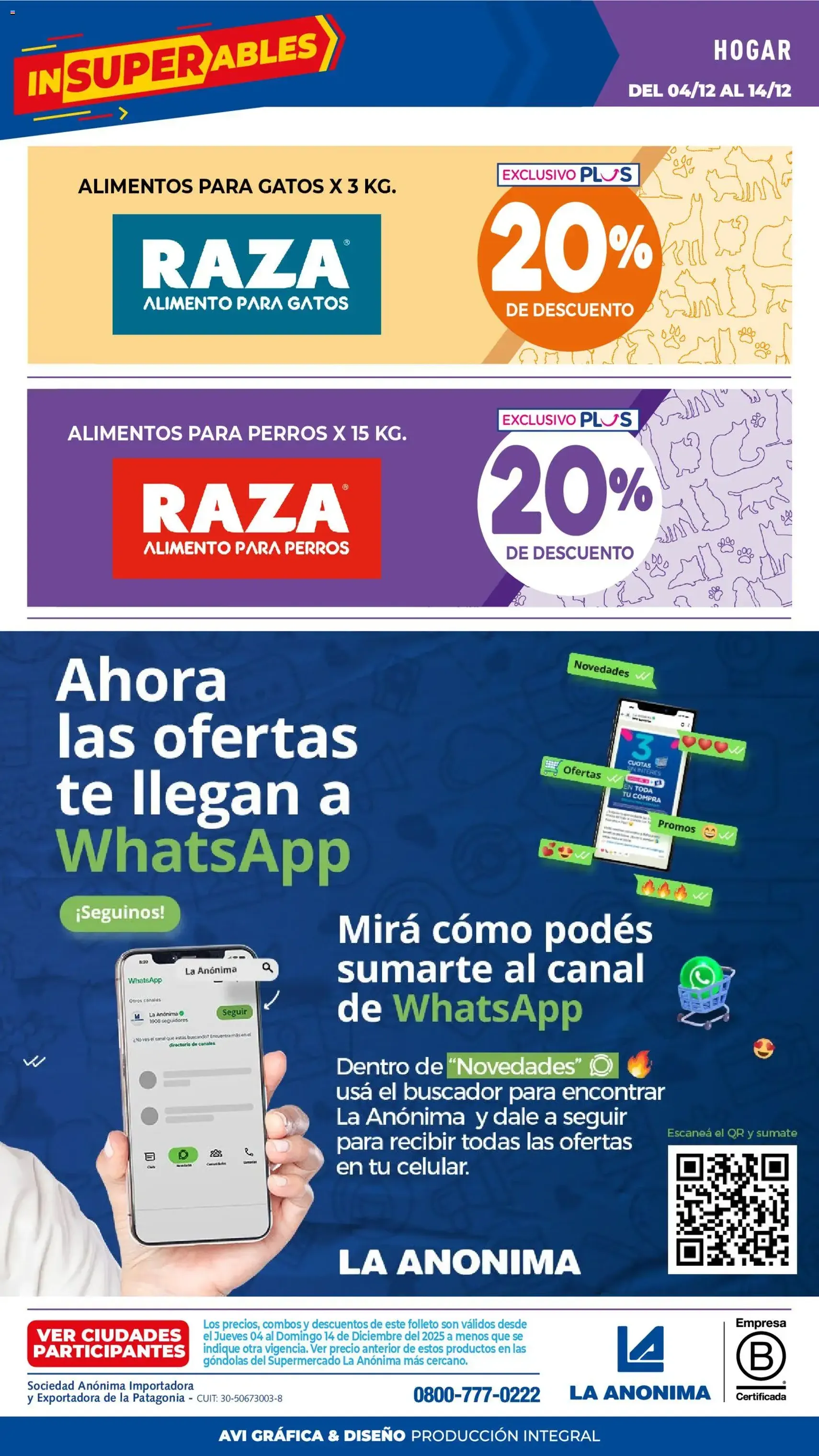 La Anonima - catalogos-masivos - insuperables-49-25-z5 - folleto válido desde 04/12/2025 página 44 de 44