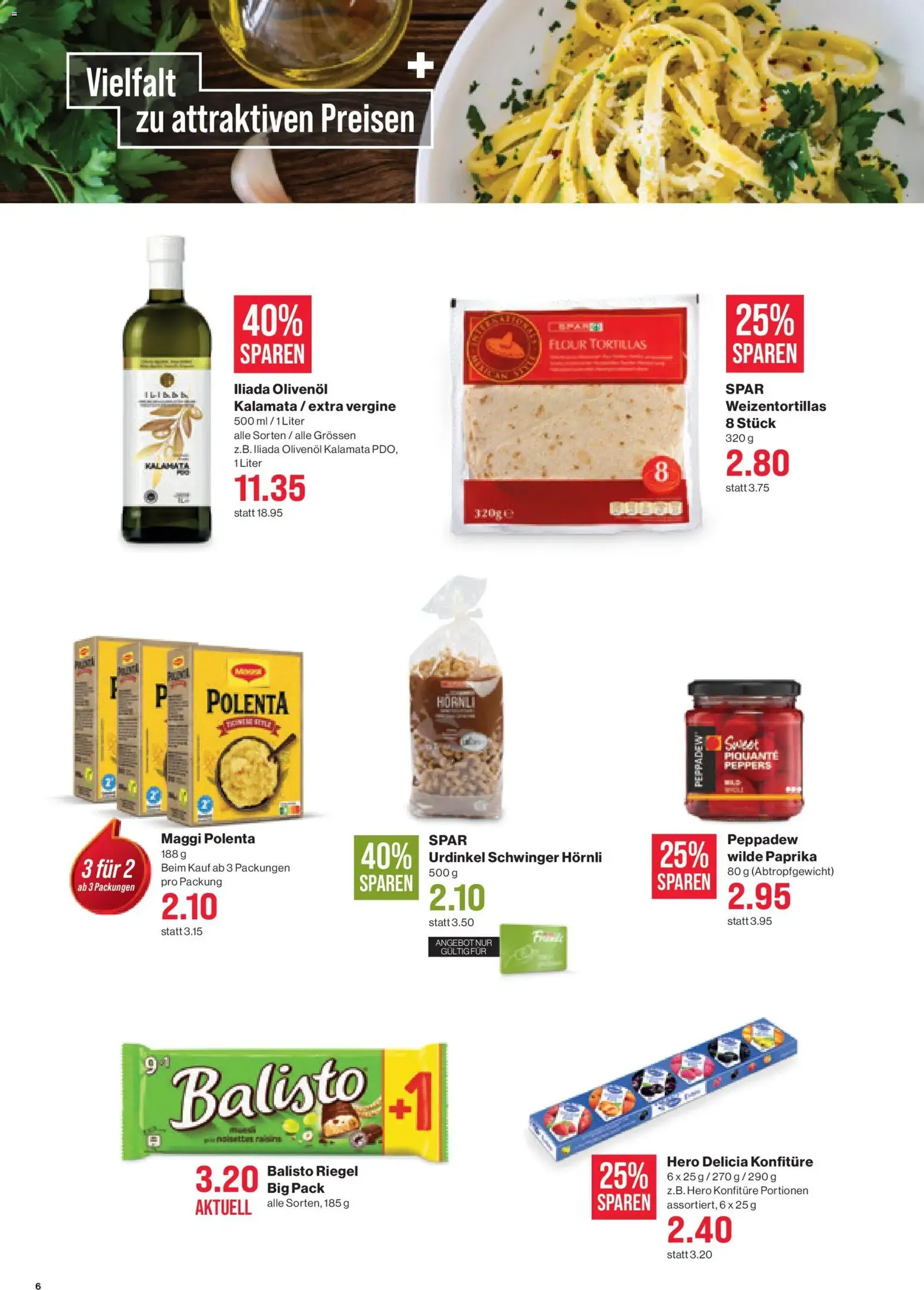 SPAR aktionen - Gültiger Prospekt ab 20.08.2026, Seite 6 von insgesamt 17
