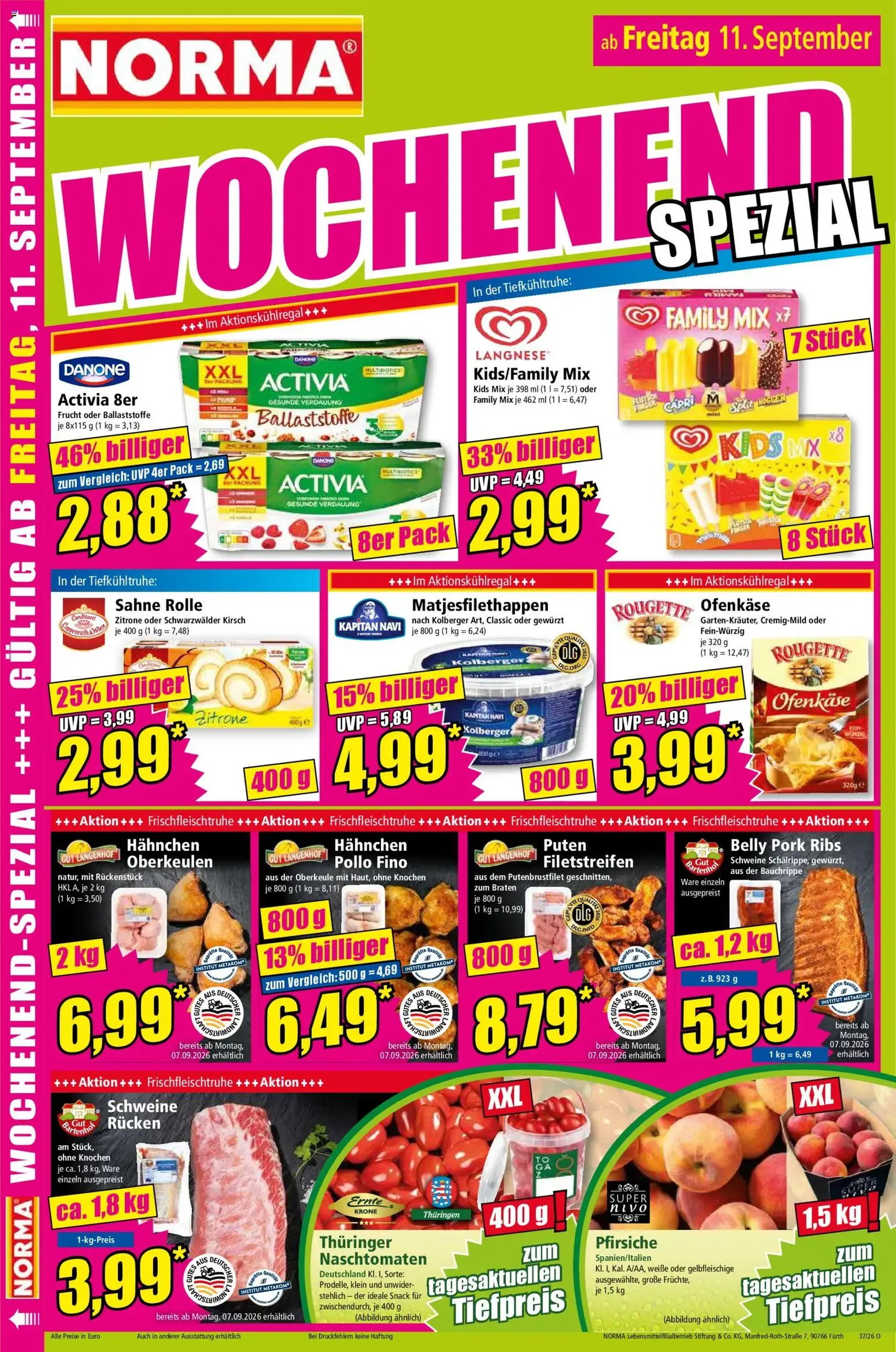 Norma Prospekt - Gültiger Prospekt ab 07.09.2026, Seite 14 von insgesamt 25