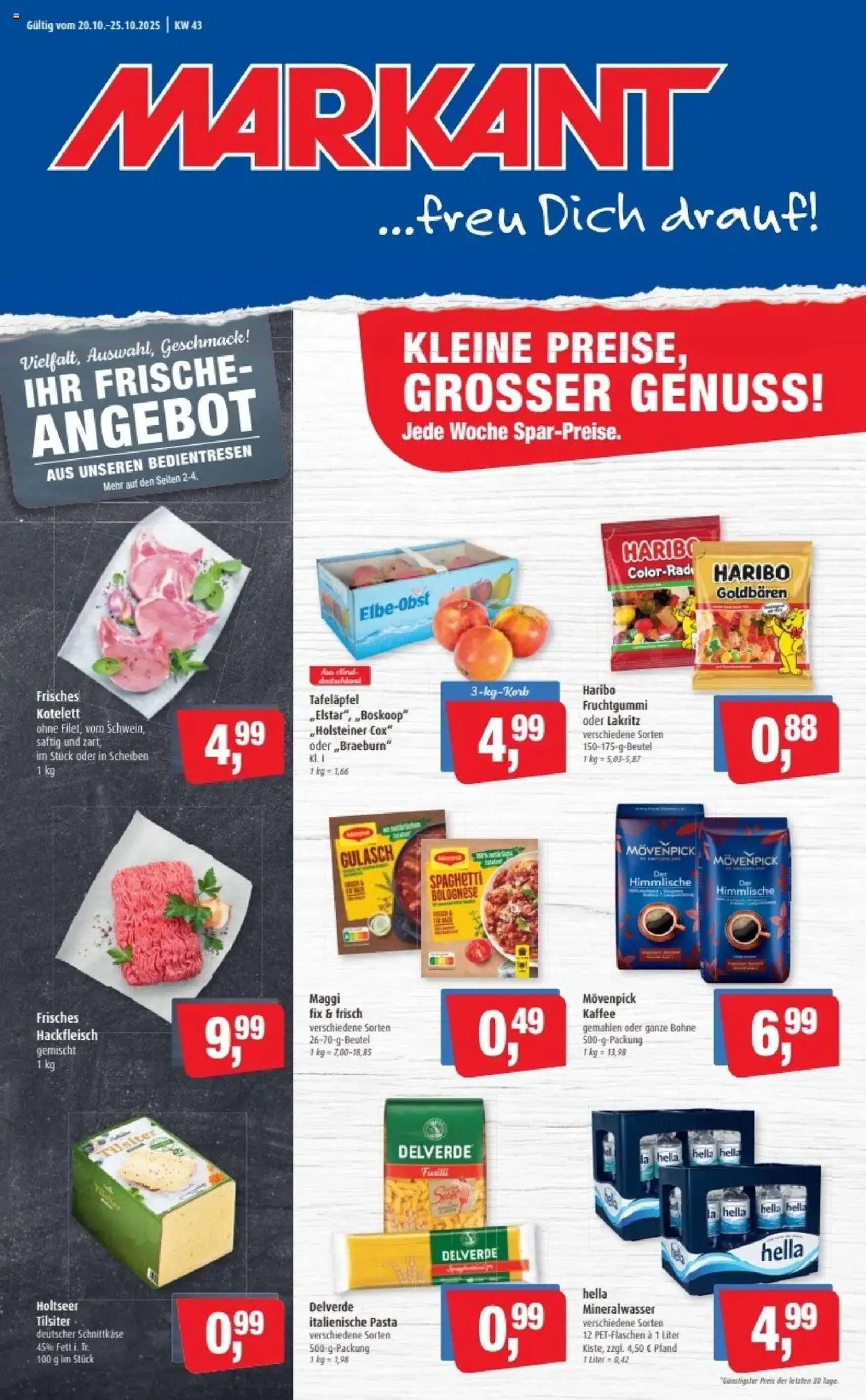 Markant Prospekt - Gültiger Prospekt ab 20.10.2025, Seite 1 von insgesamt 14