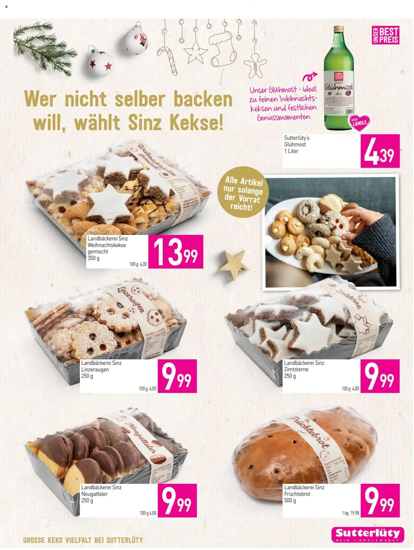 Sutterlüty Flugblatt - Gültiger Prospekt ab 04.12.2025, Seite 13 von insgesamt 24