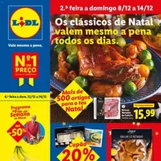 Lidl folheto - pré-visualização do folheto, válido a partir de 08/12/2025