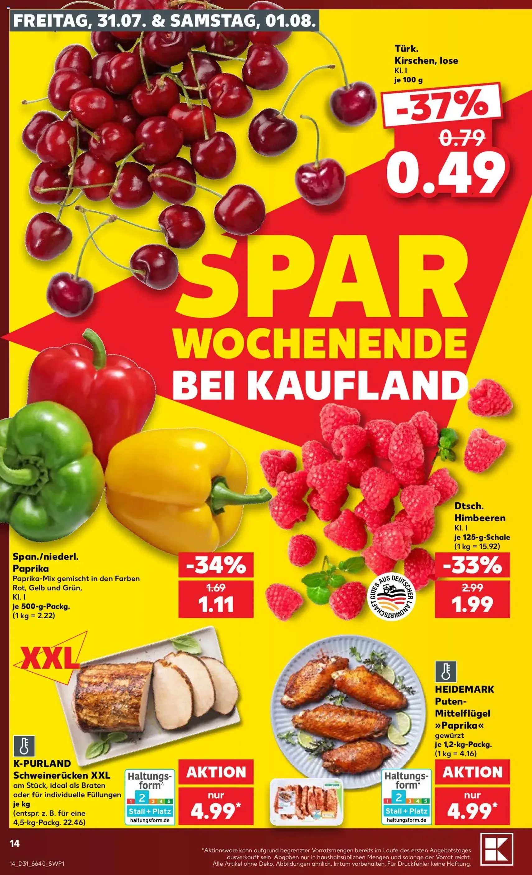 Kaufland Prospekt - Gültiger Prospekt ab 30.07.2026, Seite 14 von insgesamt 66