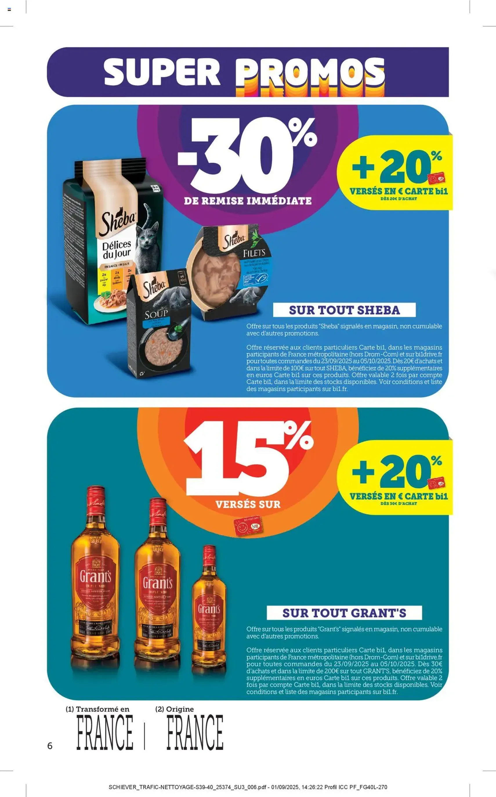 Bi1 catalogue - brochure valable à partir du 22/09/2025, page 6 sur 40