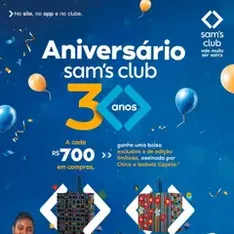 Sam's Club - Ofertas Aniversário - pré-visualização do folheto, válido a partir de 21/10/2025