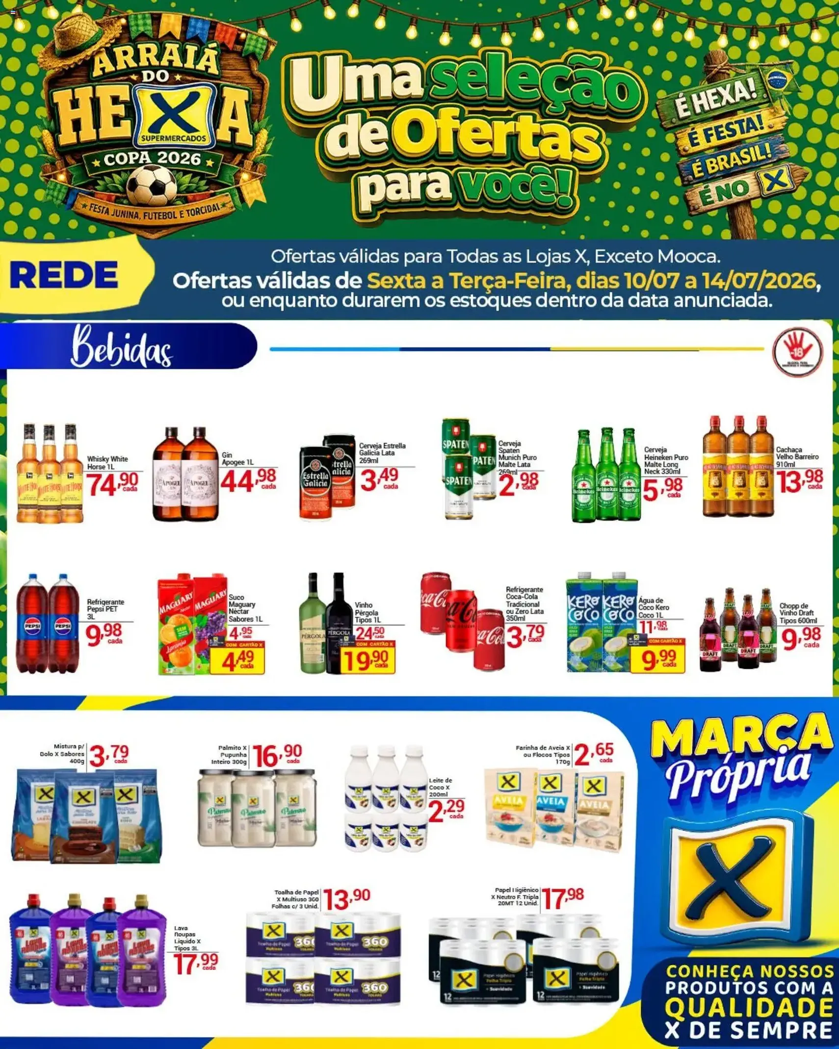 X Supermercados - Ofertas da semana - folheto válido a partir de 10/07/2026 página 2 de 3
