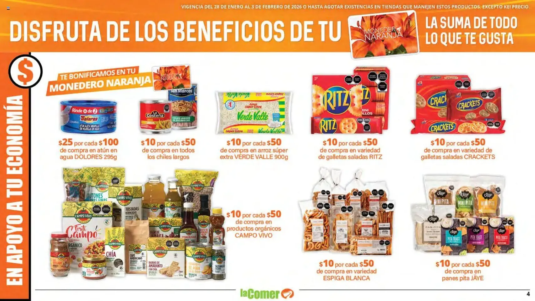 La Comer folleto - folleto válido desde 28/01/2026 página 4 de 27