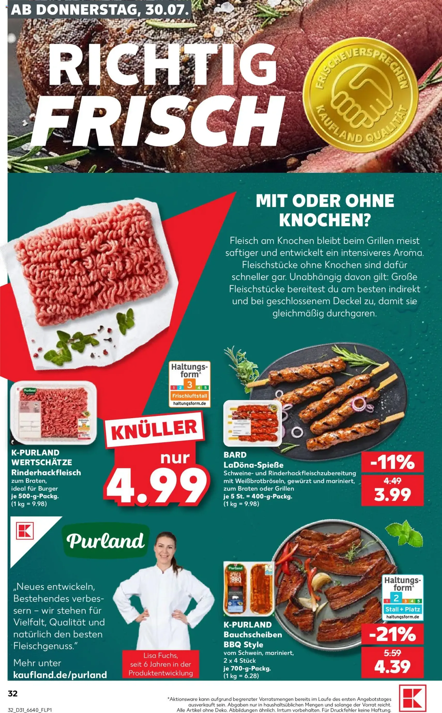 Kaufland Prospekt - Gültiger Prospekt ab 30.07.2026, Seite 32 von insgesamt 66