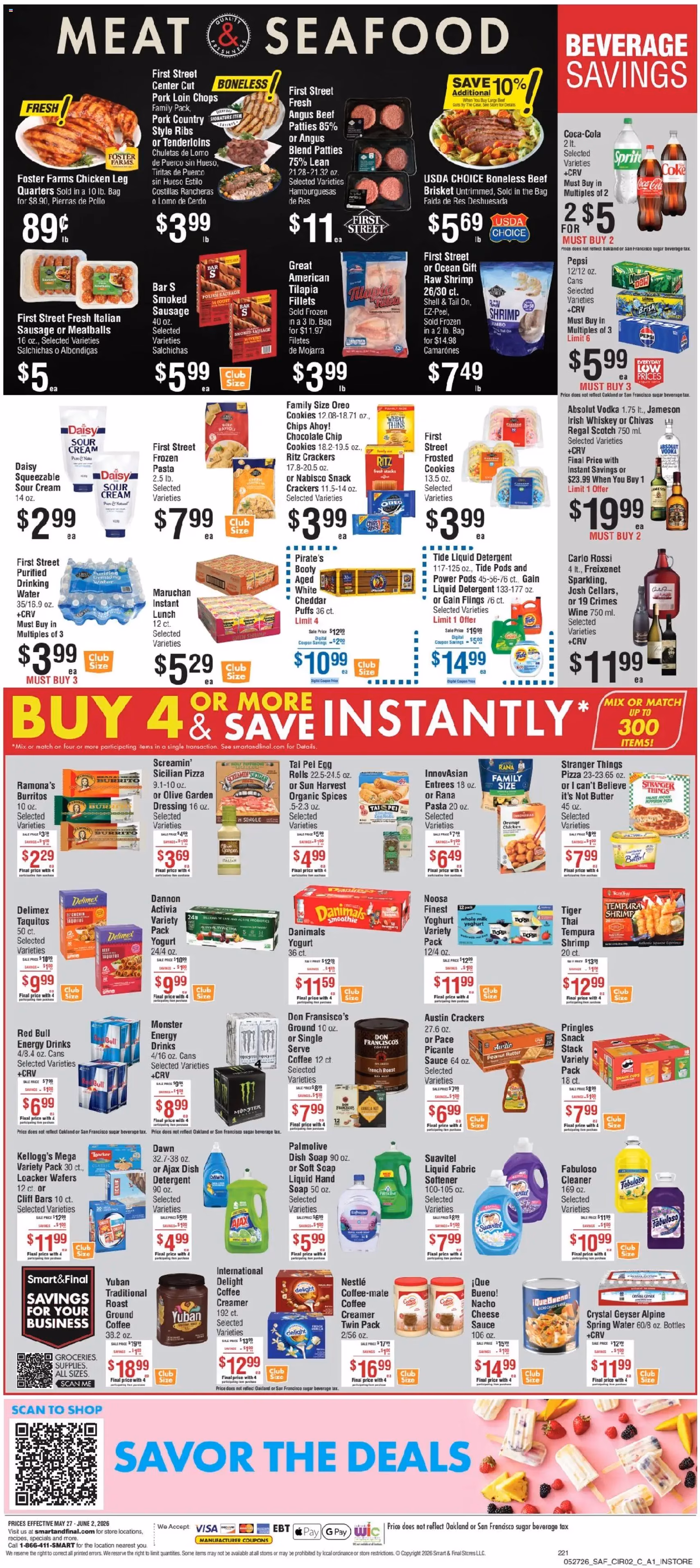 Smart & Final Weekly Ad - valid flyer from 05/27/2026, page 3 of 3
