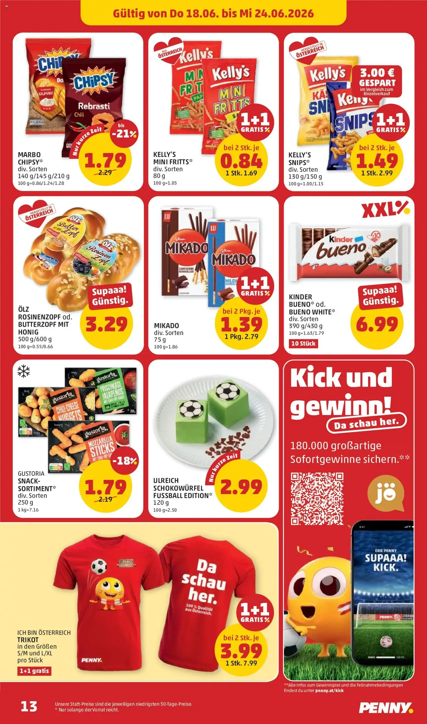 Penny Markt Schmankerl Post - Gültiger Prospekt ab 18.06.2026, Seite 13 von insgesamt 32