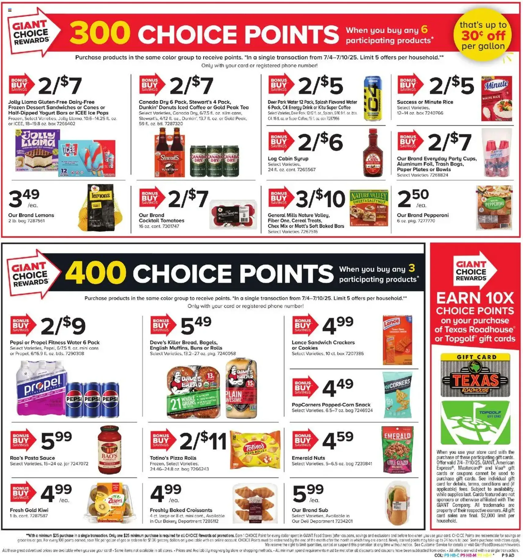Giant Weekly Ad - valid flyer from 07/04/2025, page 7 of 19 Giant Weekly Ad - valid flyer from 07/04/2025, page 7 of 19