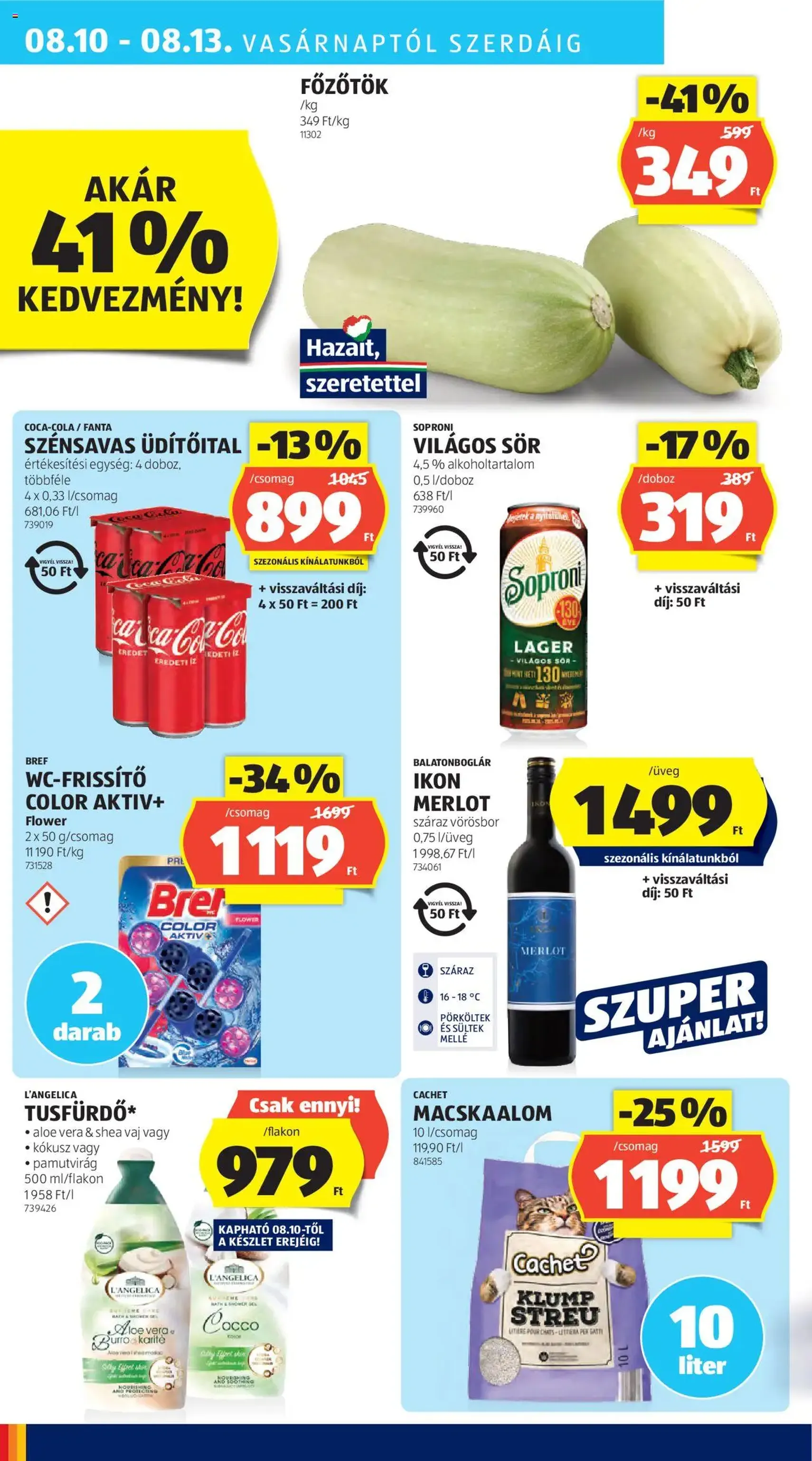 Aldi Akciós újság - 2025.08.07. érvényes szórólap 32 oldal 52 oldalból Aldi Akciós újság - 2025.08.07. érvényes szórólap 32 oldal 52 oldalból