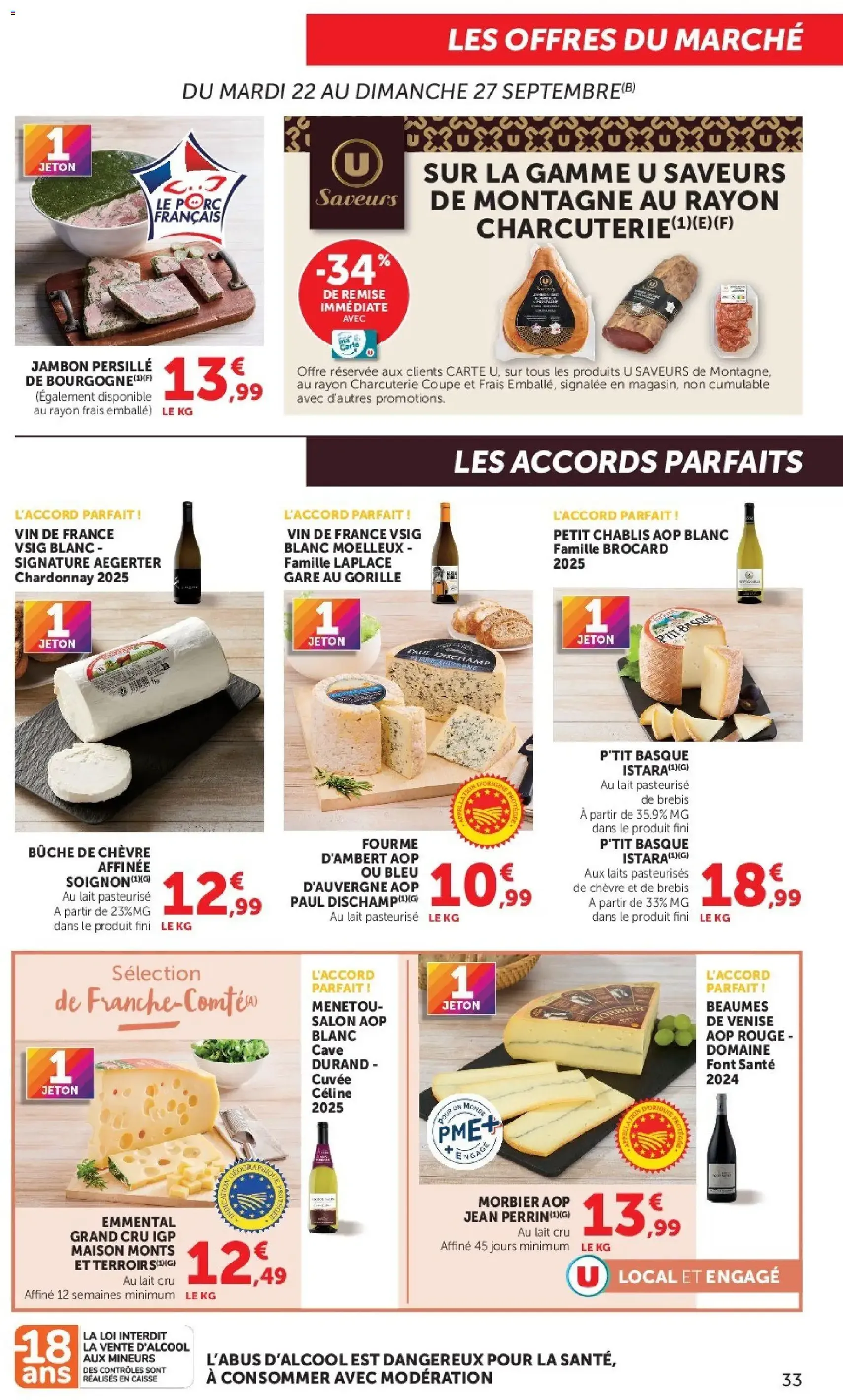 Super U catalogue - brochure valable à partir du 22/09/2026, page 33 sur 40