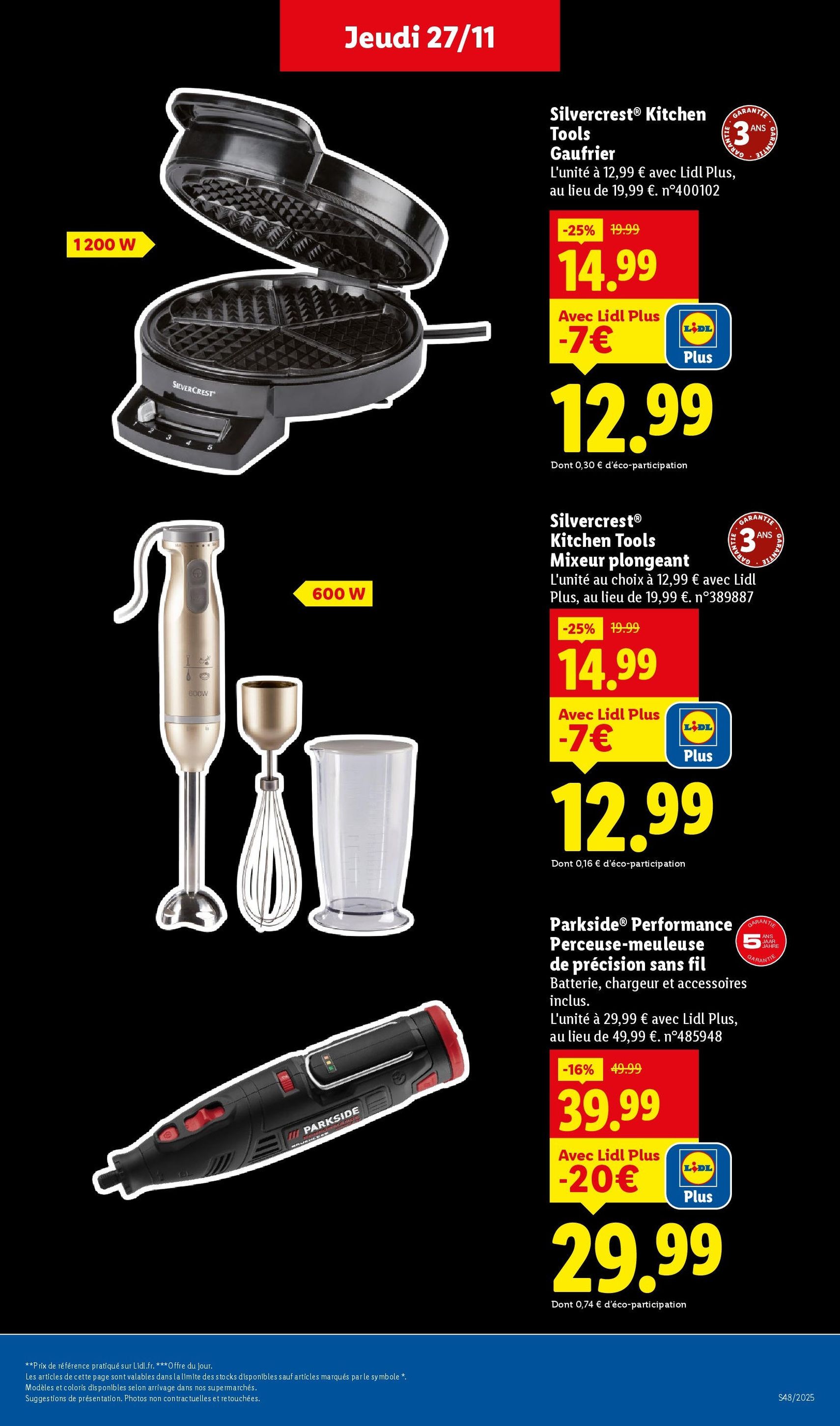 LIDL Black Friday - brochure valable à partir du 27/11/2025, page 45 sur 100