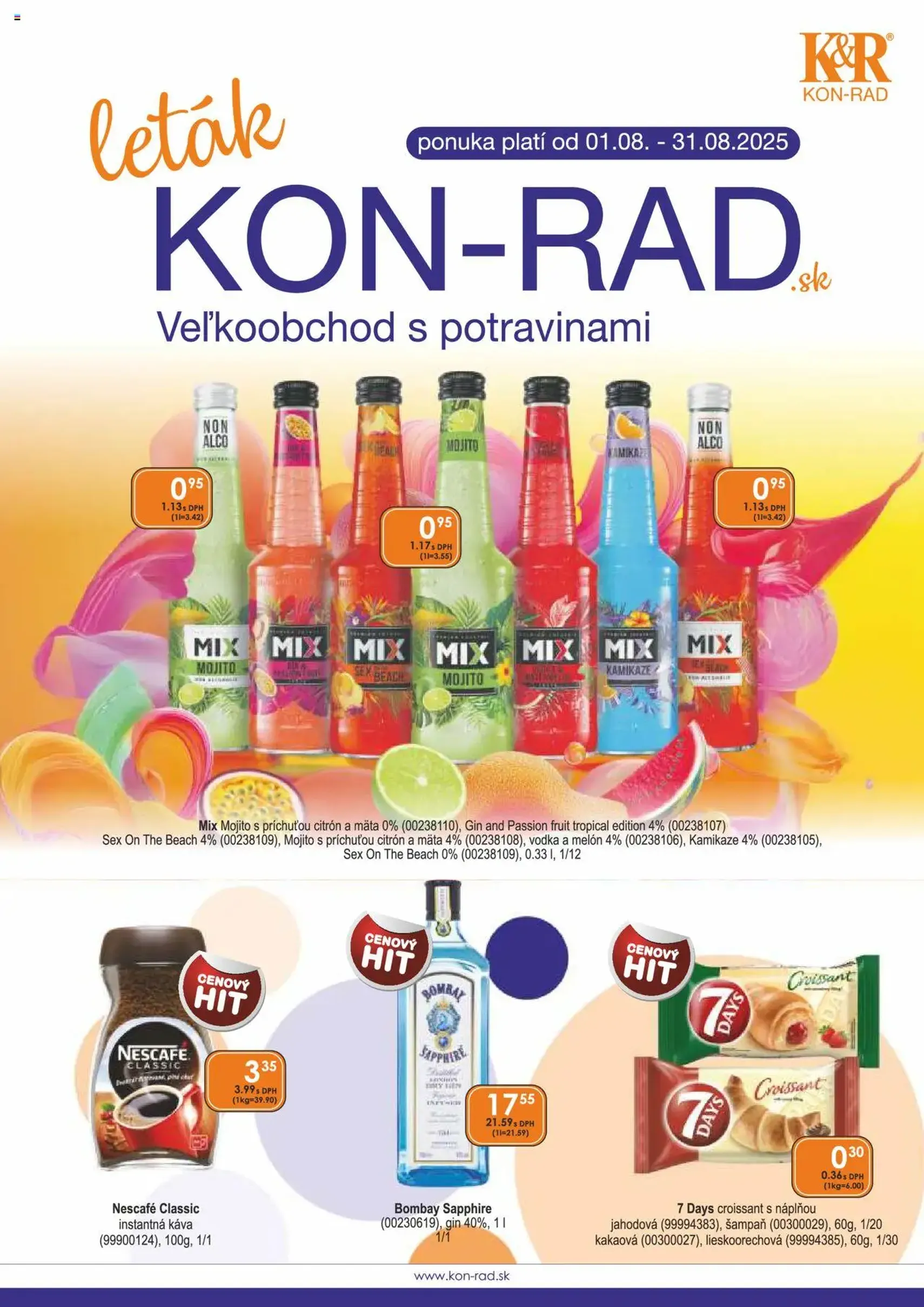 KON - RAD leták - platný leták od 01.08.2025 strana 1 z 44 KON - RAD leták - platný leták od 01.08.2025 strana 1 z 44