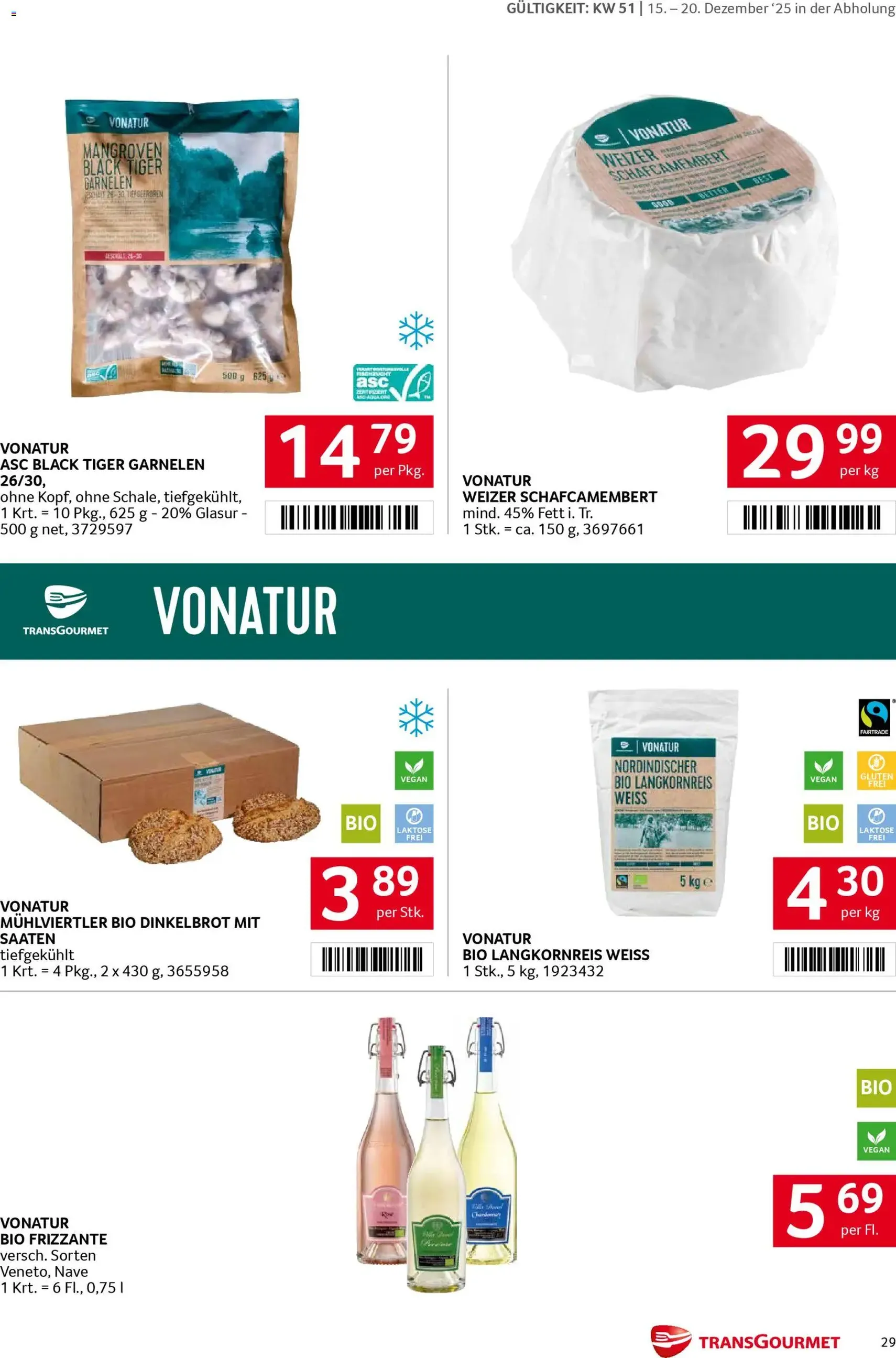 Transgourmet Flugblatt - Gültiger Prospekt ab 15.12.2025, Seite 28 von insgesamt 39