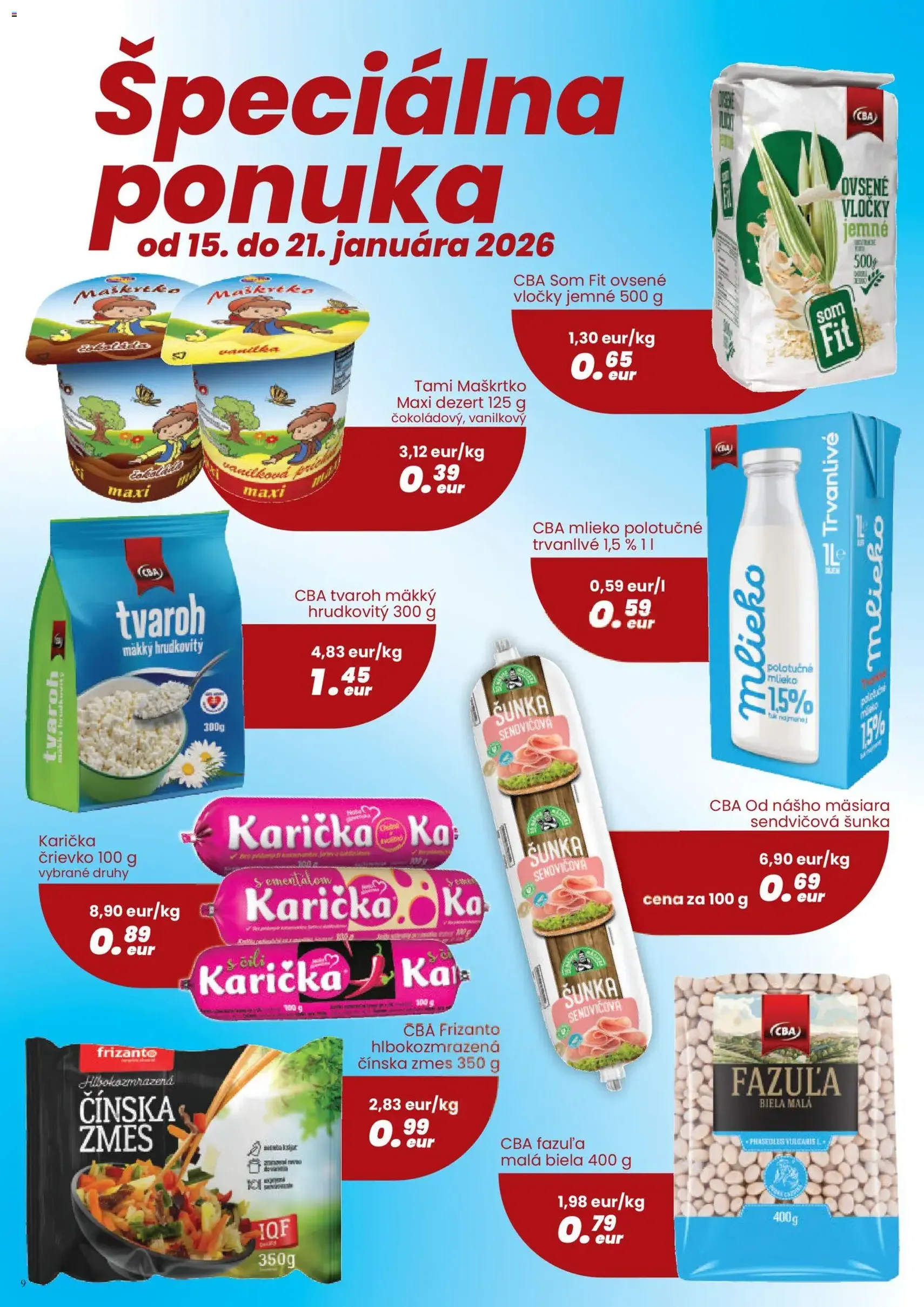 CBA Komfos leták - platný leták od 23.01.2026 strana 9 z 16