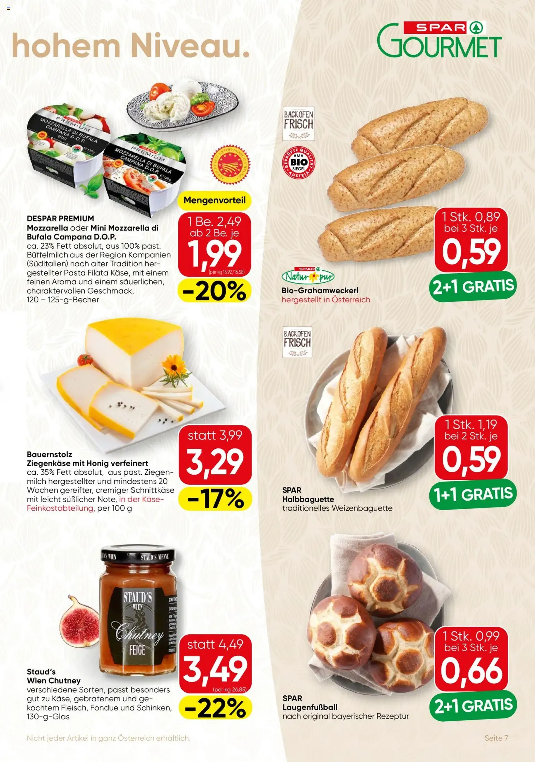 SPAR Gourmet Flugblatt - Gültiger Prospekt ab 18.06.2026, Seite 7 von insgesamt 12