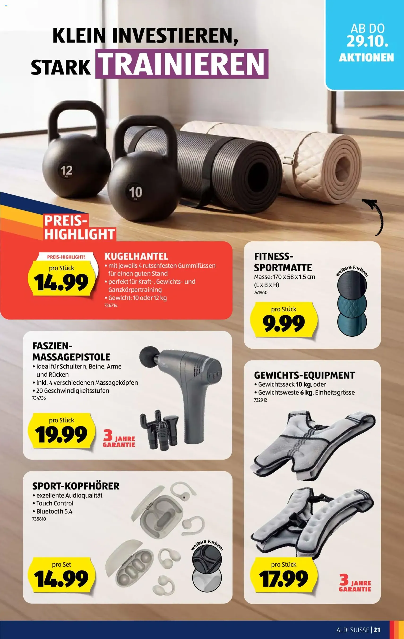 Aldi aktionen - Gültiger Prospekt ab 29.10.2026, Seite 21 von insgesamt 38